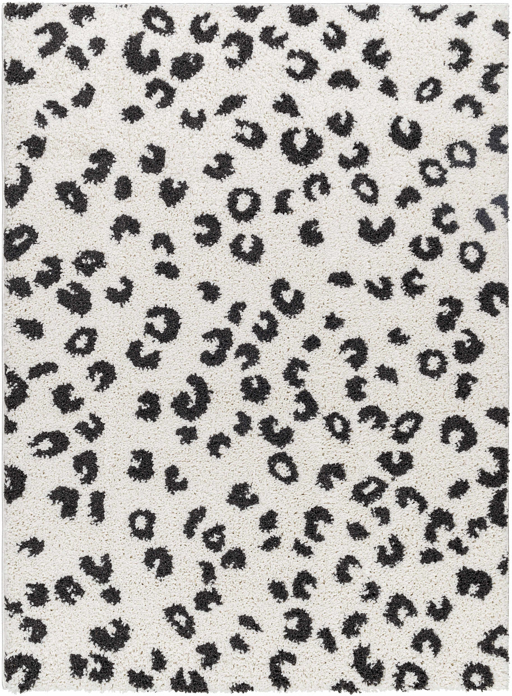 Zhen Black Spots Leopard Rug - Clearance
