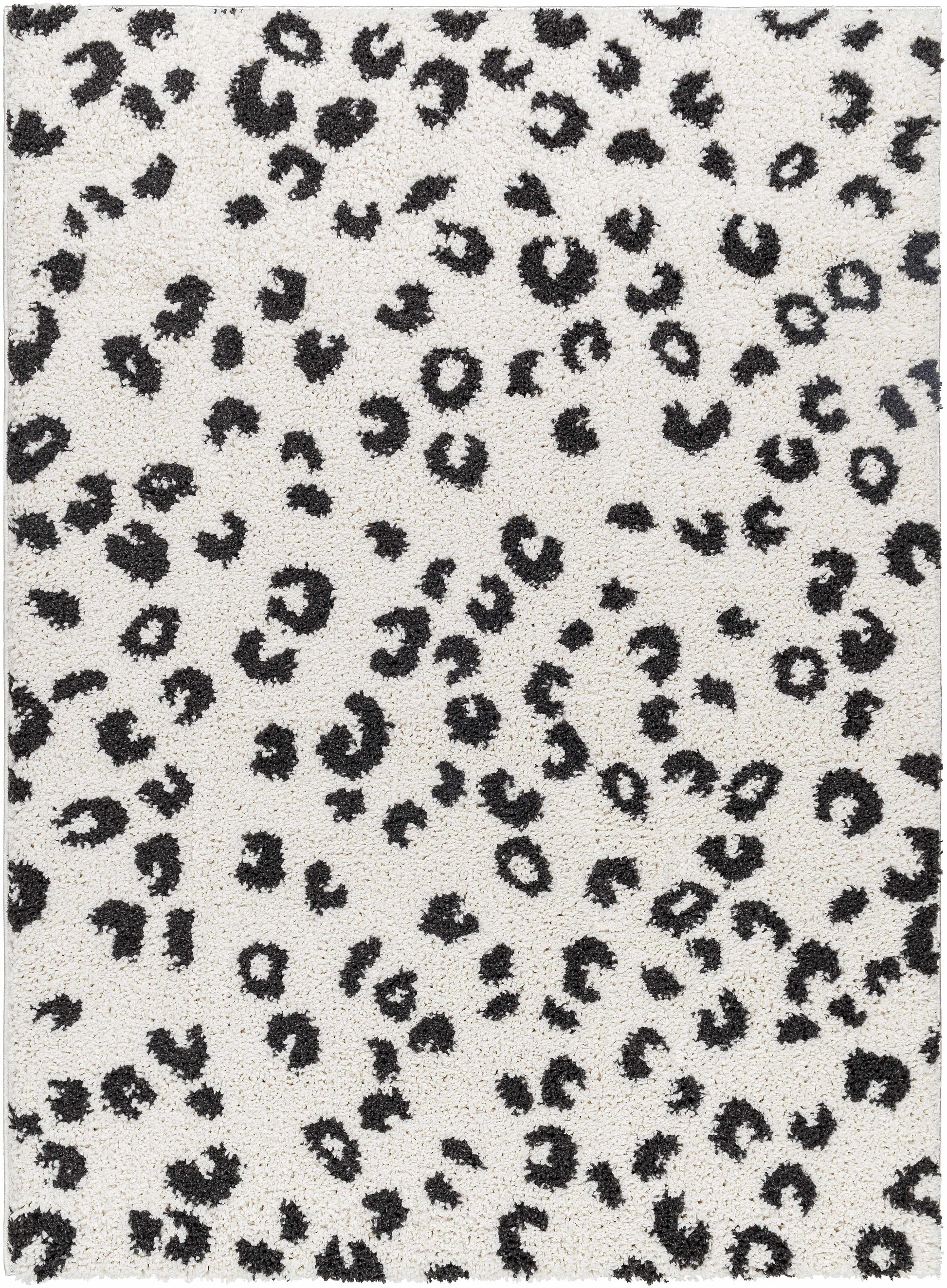 Zhen Black Spots Leopard Rug - Clearance