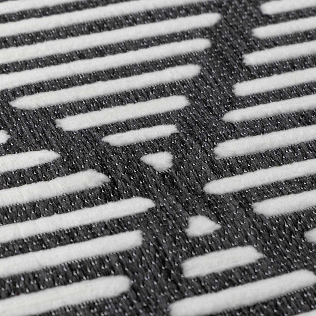 Anah 3D Black Outdoor Rug