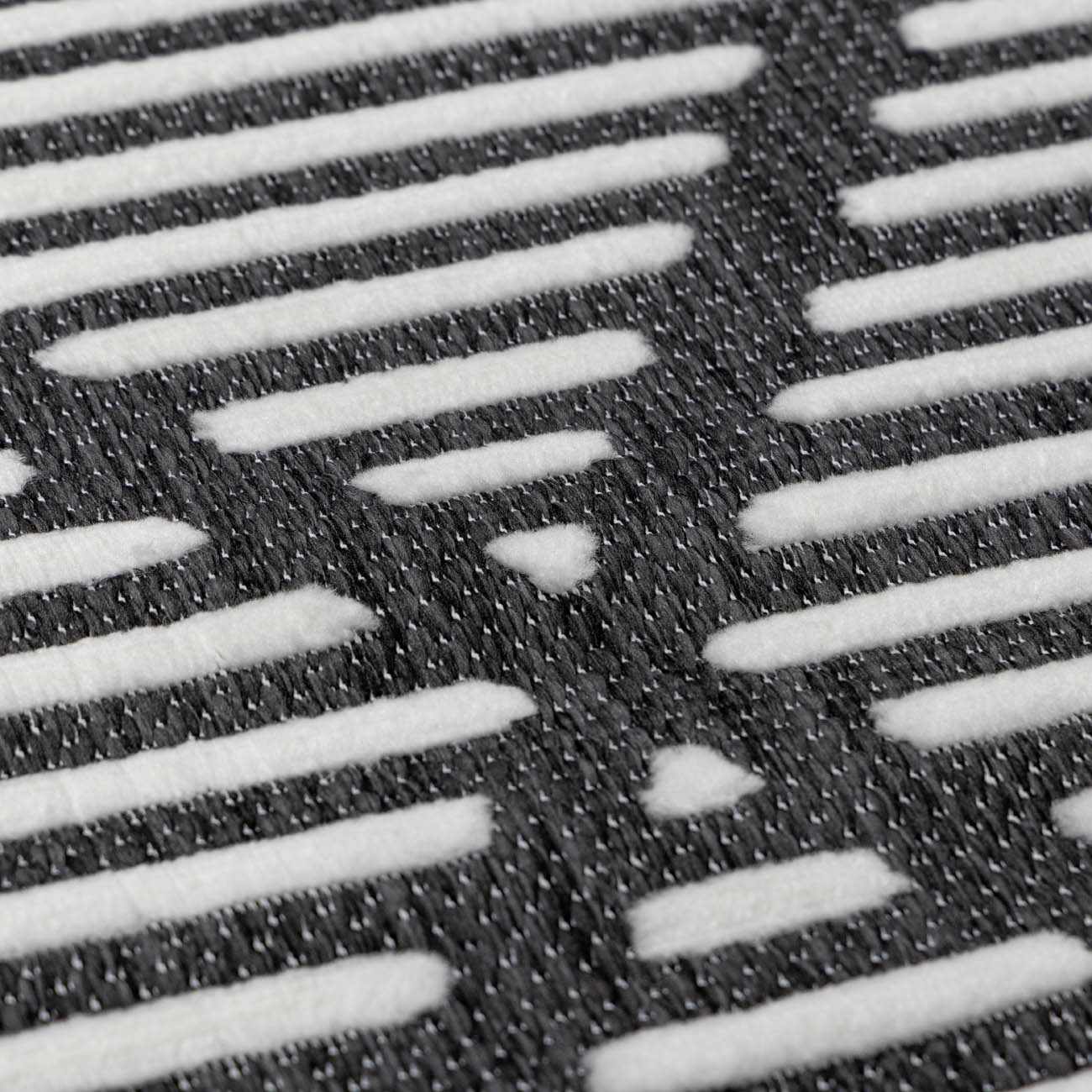 Anah 3D Black Outdoor Rug