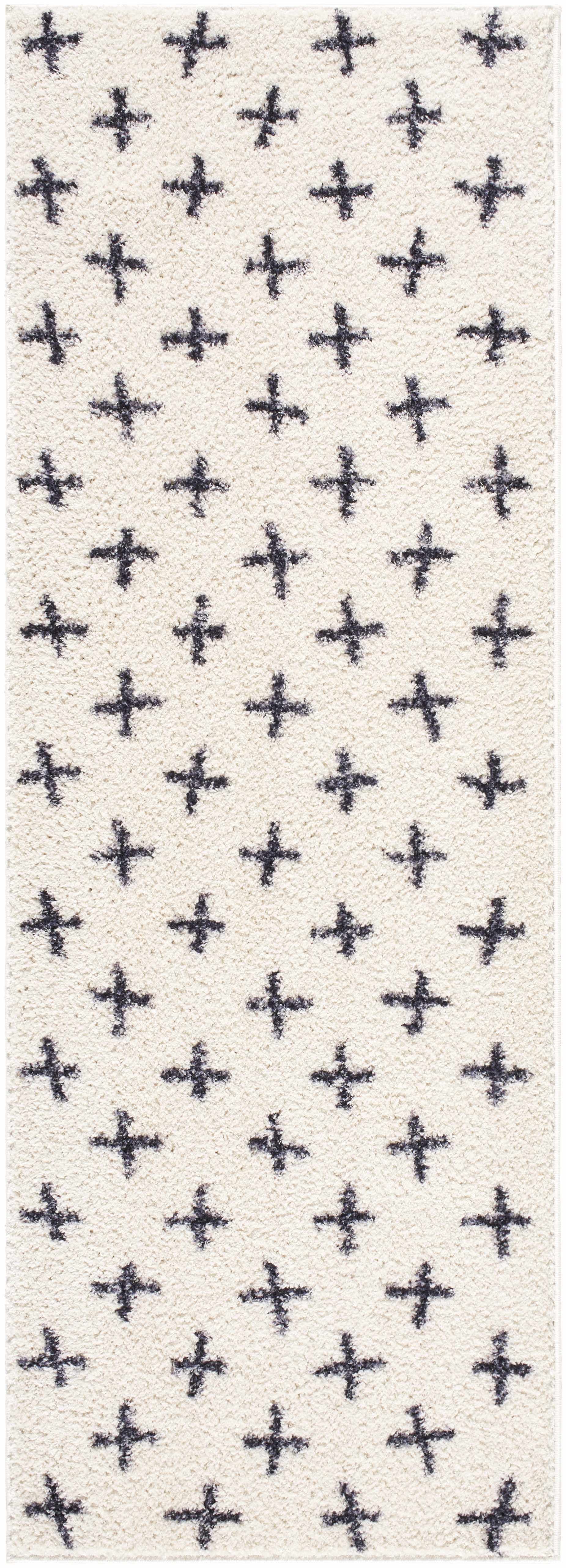 Bede Washable Swiss Cross Rug - 9x12 Clearance