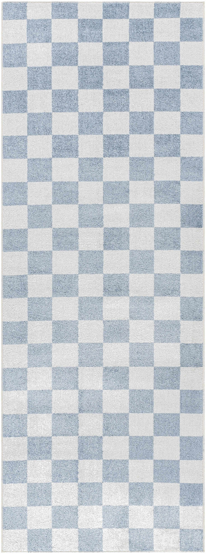 Brone Checkered Washable Area Rug