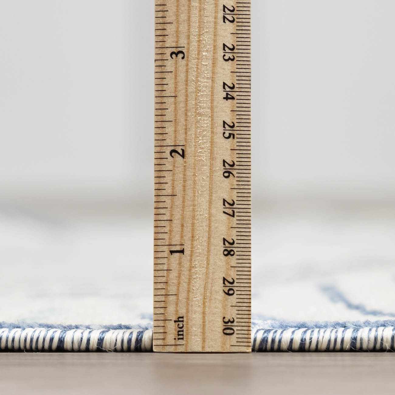 Thebarton Coastal Blue Palm Area Rug