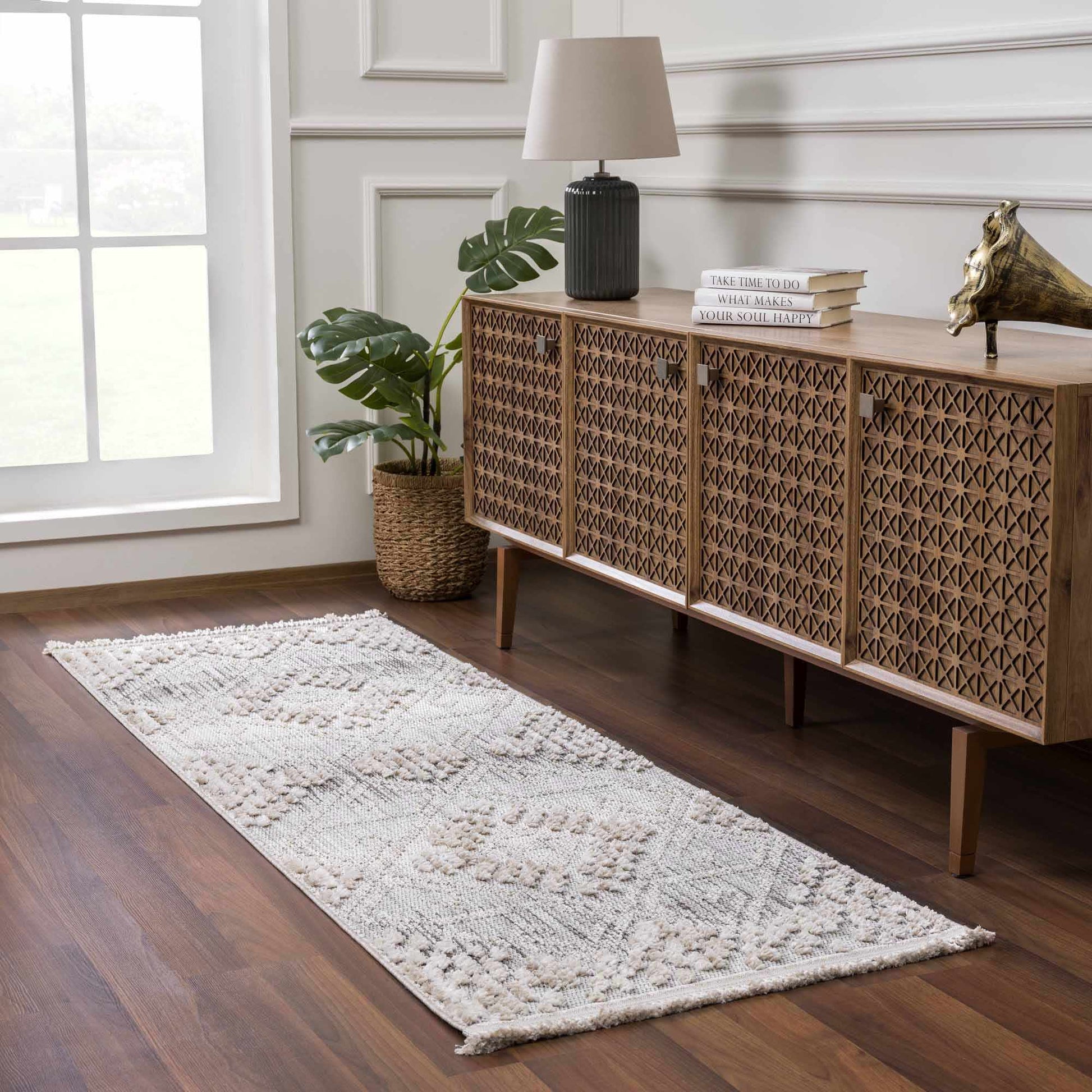 Poydras High-Low Rustic Rug