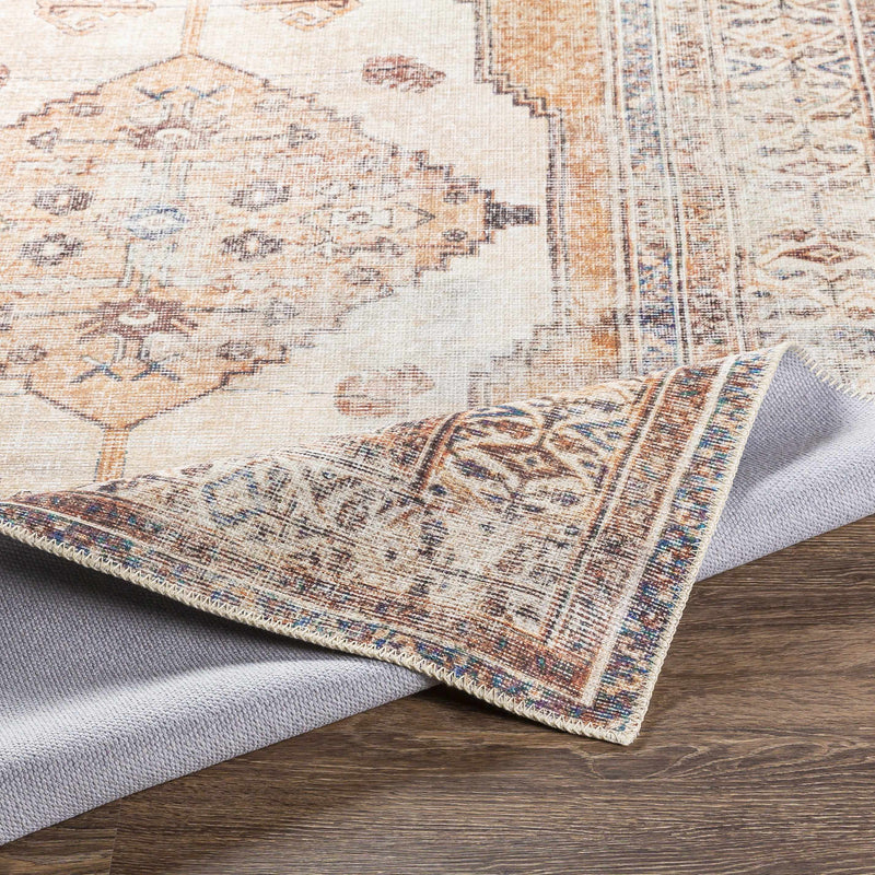 Arncliffe Vintage Flat Pile Washable Rug