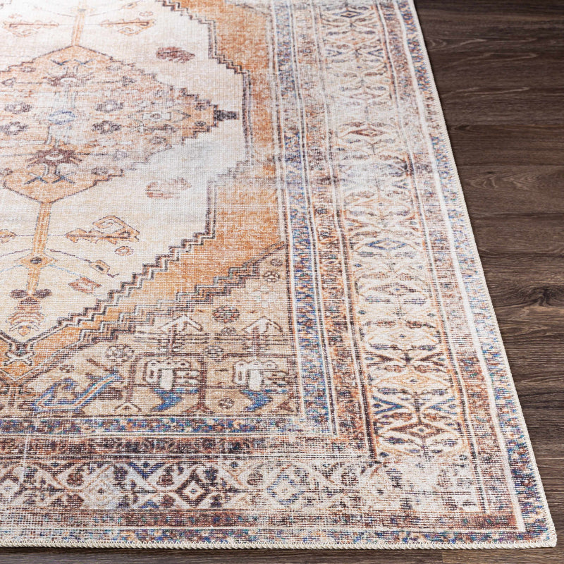 Arncliffe Vintage Flat Pile Washable Rug
