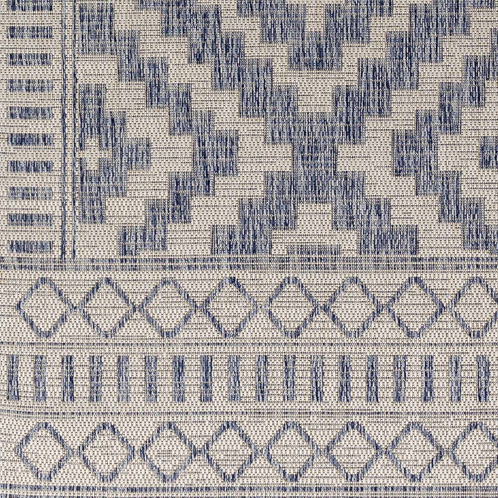 Kabala Dark Blue Area Rug - Clearance