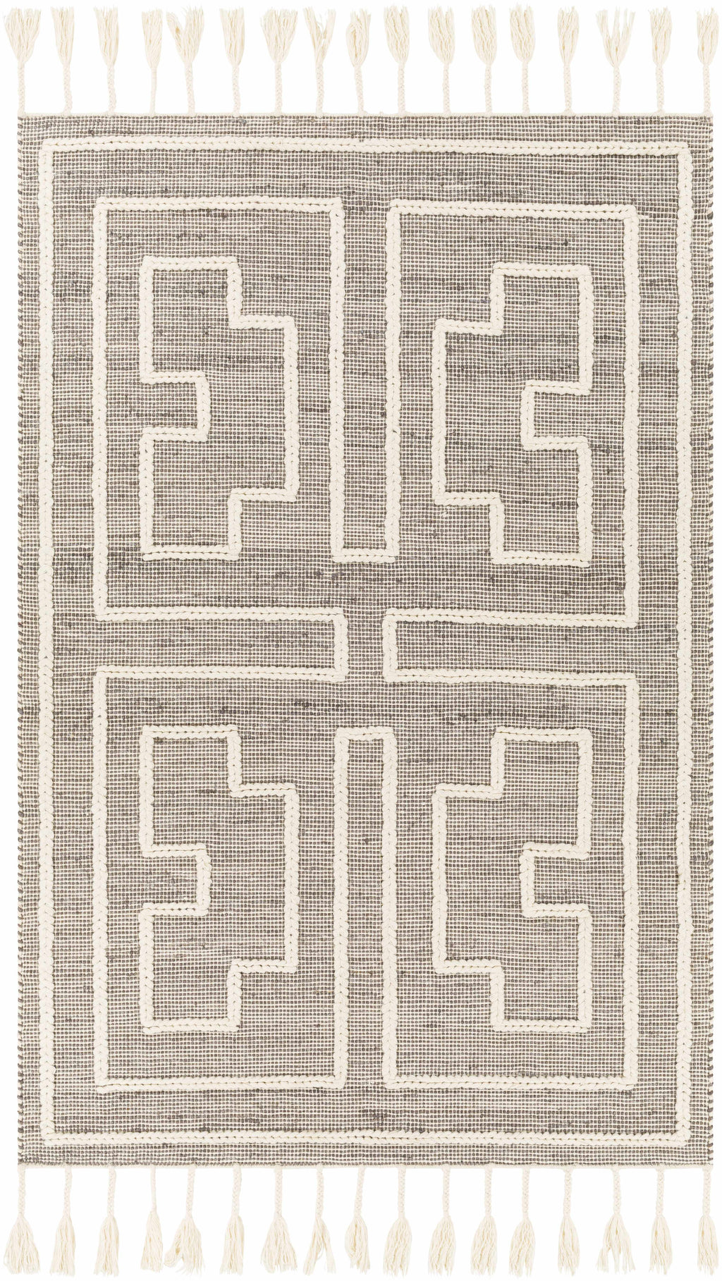 Azra Tasseled Jute&Wool Rug