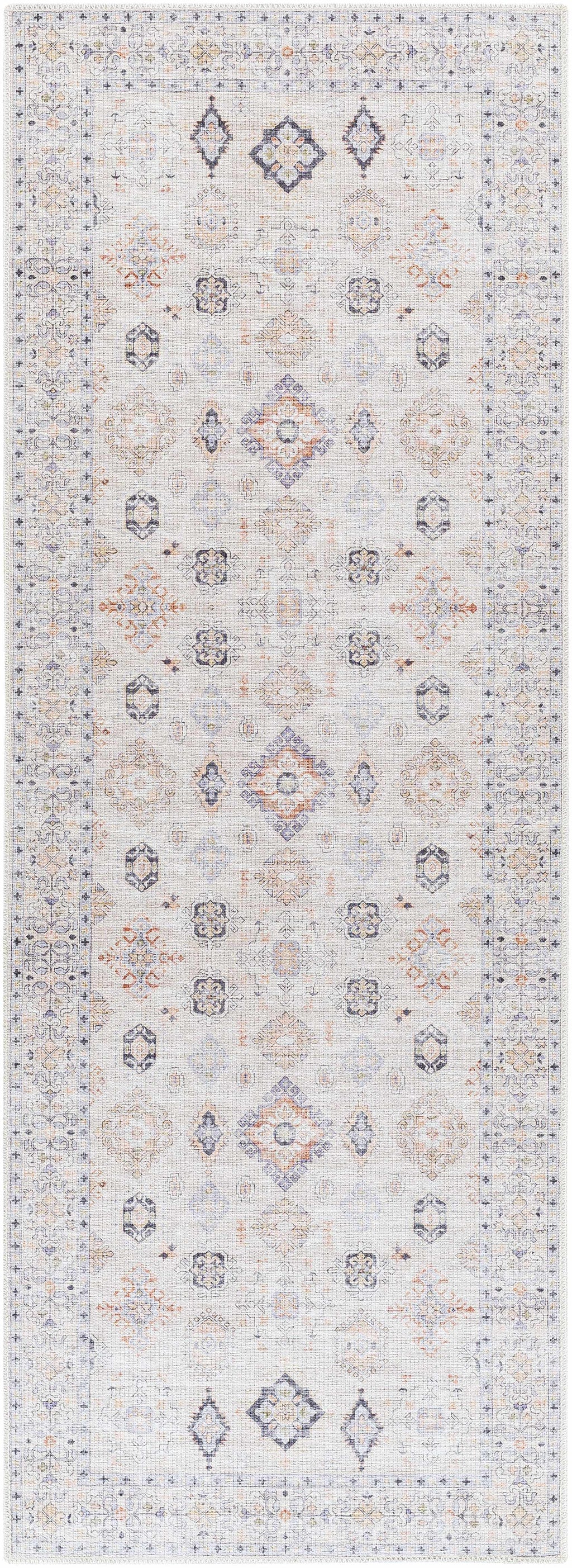 Beige Beckett Vintage Washable Area Rug - Promo