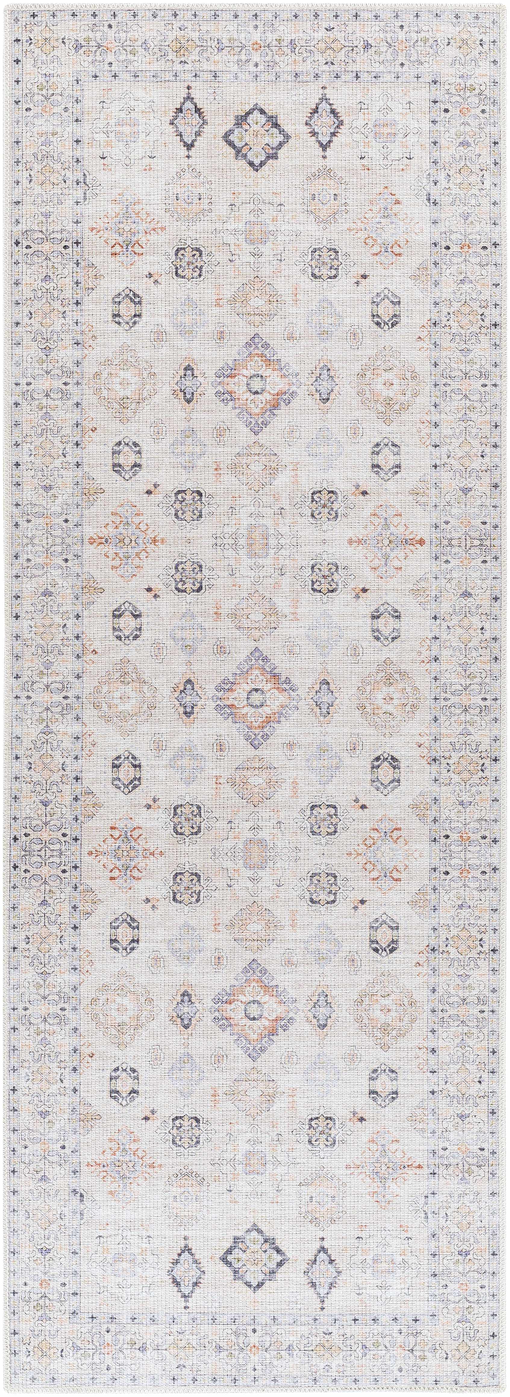 Beige Beckett Vintage Washable Area Rug - Promo