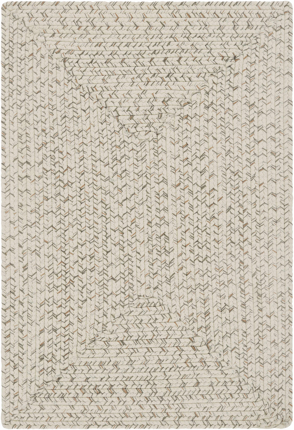 Beige Braided Faux Jute Rug