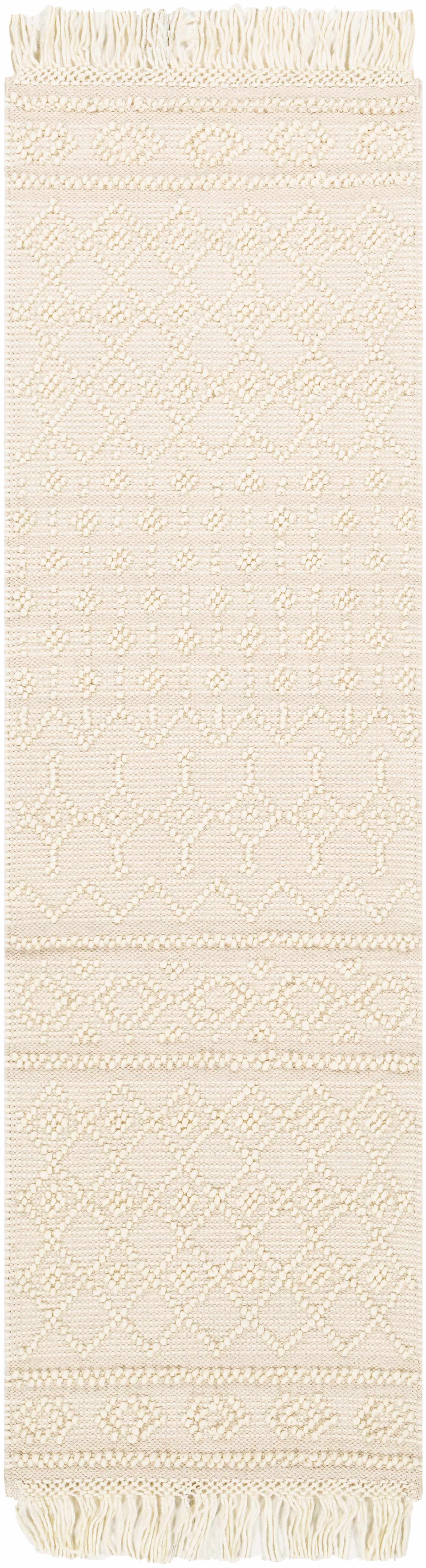 Brothers Beige Wool&Cotton Rug - Clearance