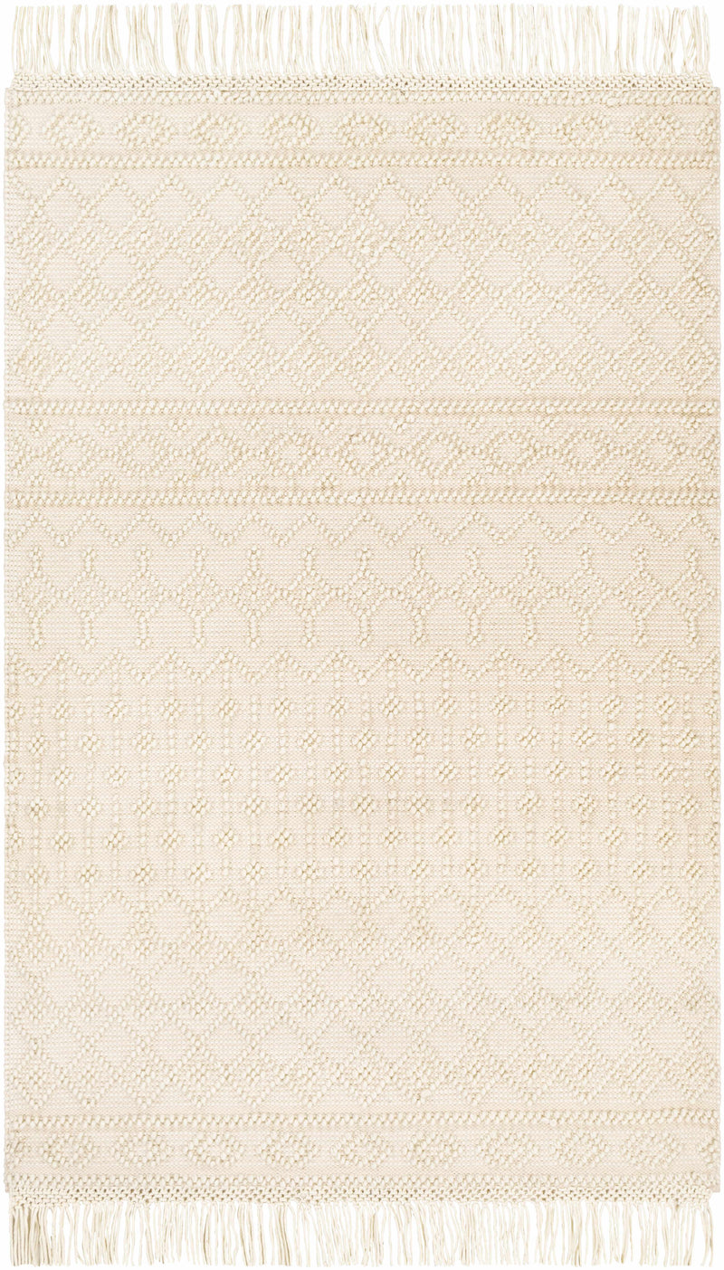Brothers Beige Wool&Cotton Rug - Clearance