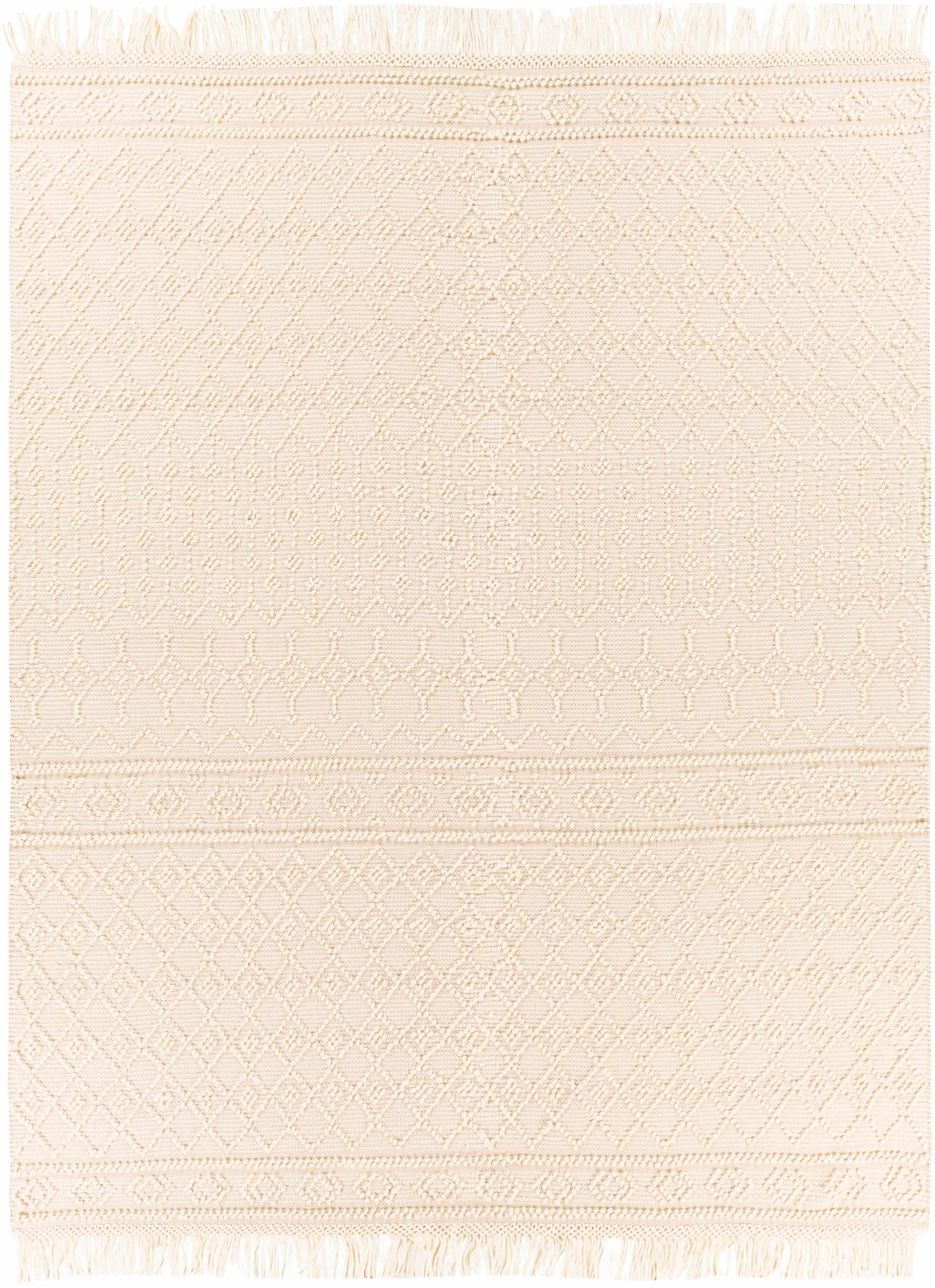 Brothers Beige Wool&Cotton Rug - Clearance