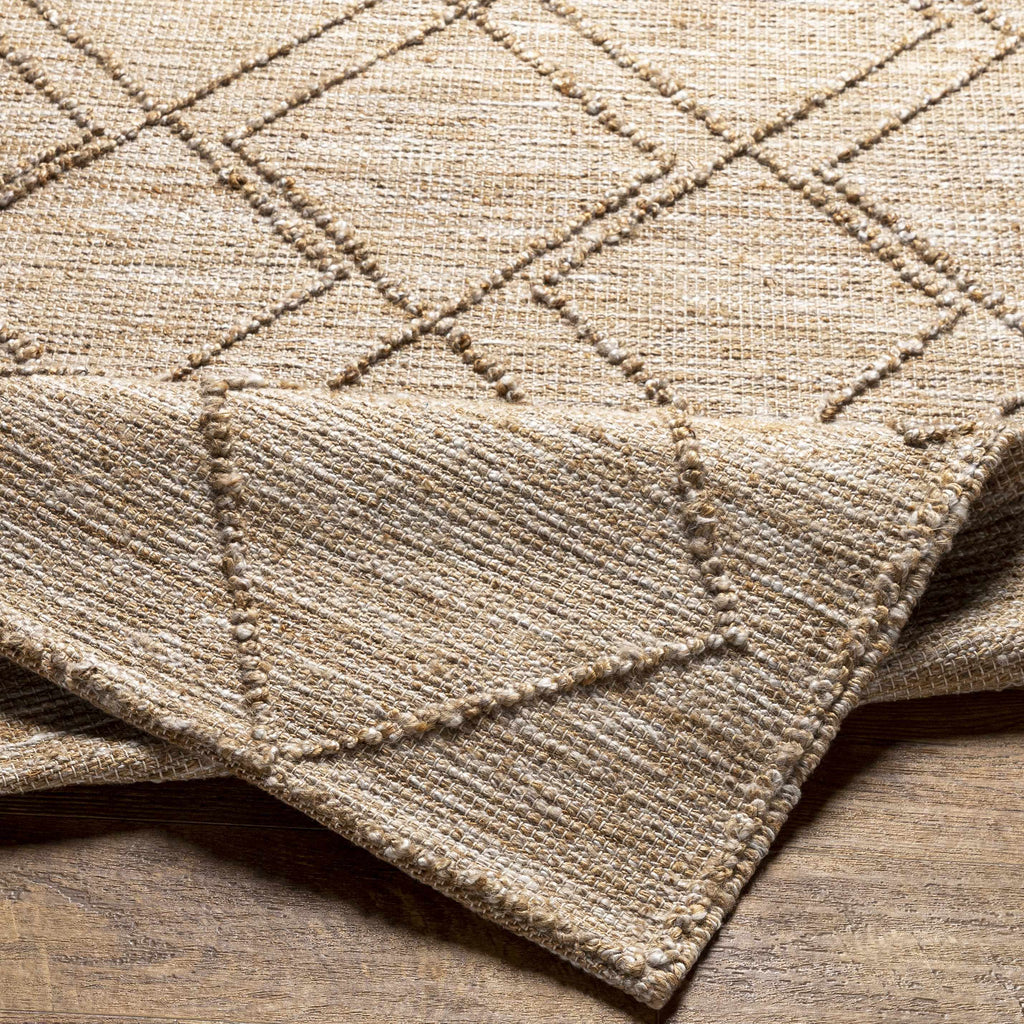 Buse Hand Woven Beige Area Rug - Clearance