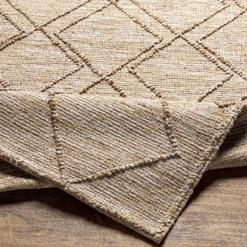 Buse Hand Woven Beige Area Rug - Clearance