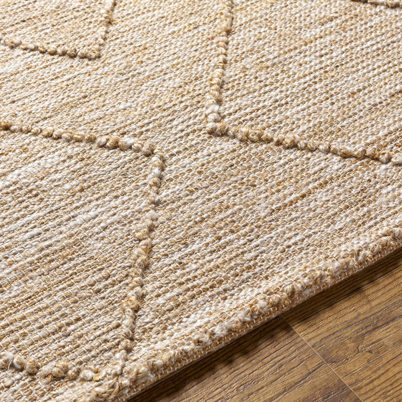 Buse Hand Woven Beige Area Rug - Clearance