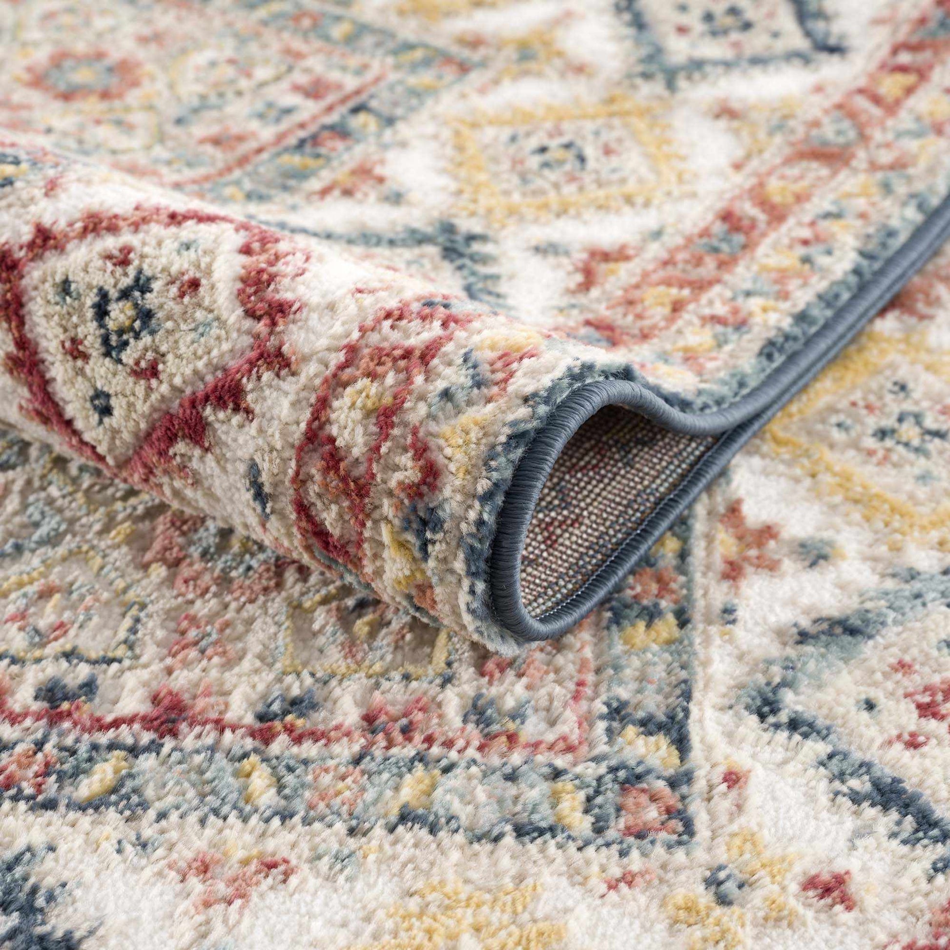 Brend Rust Medallion Area Rug - Clearance