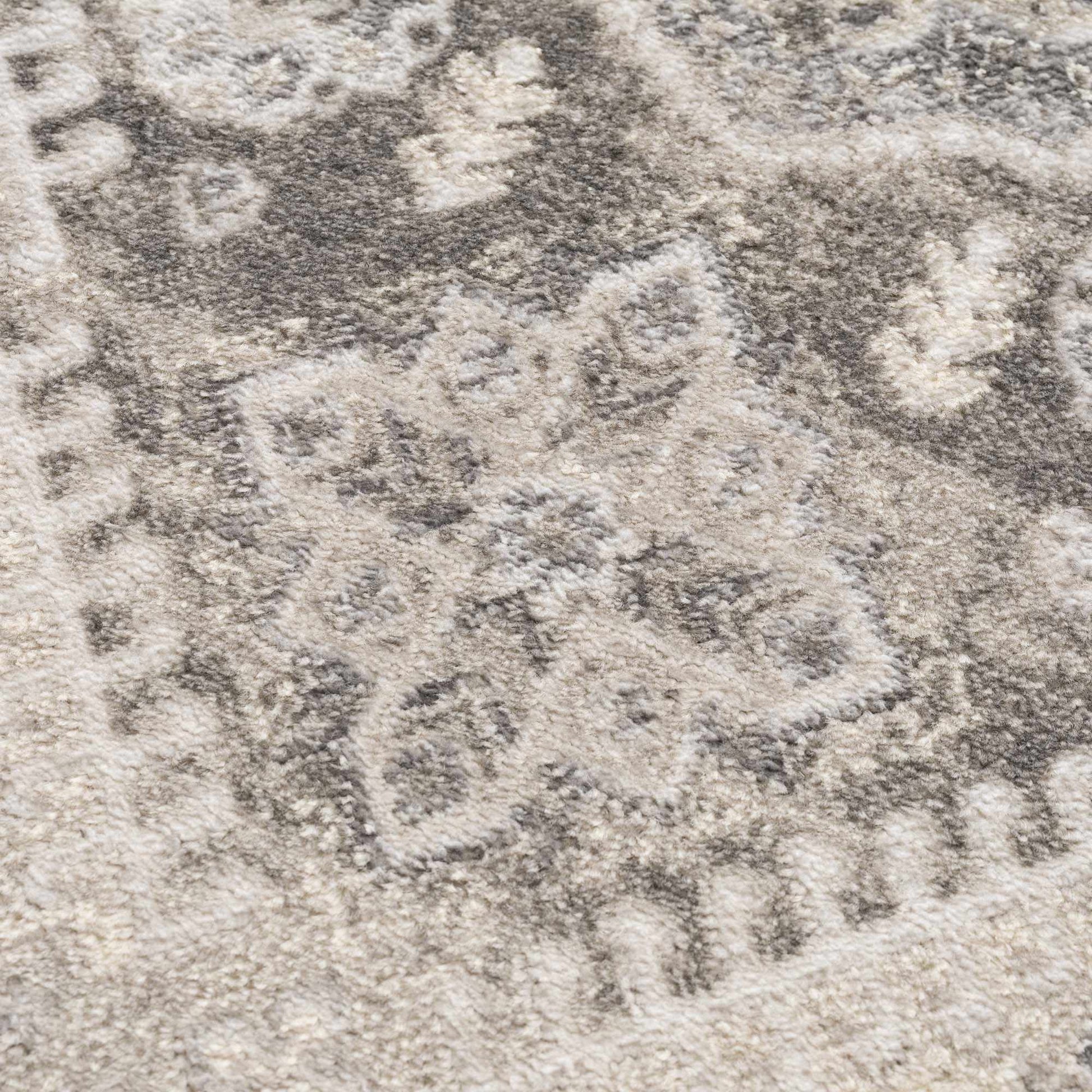 Brend Taupe Medallion Area Rug - Clearance
