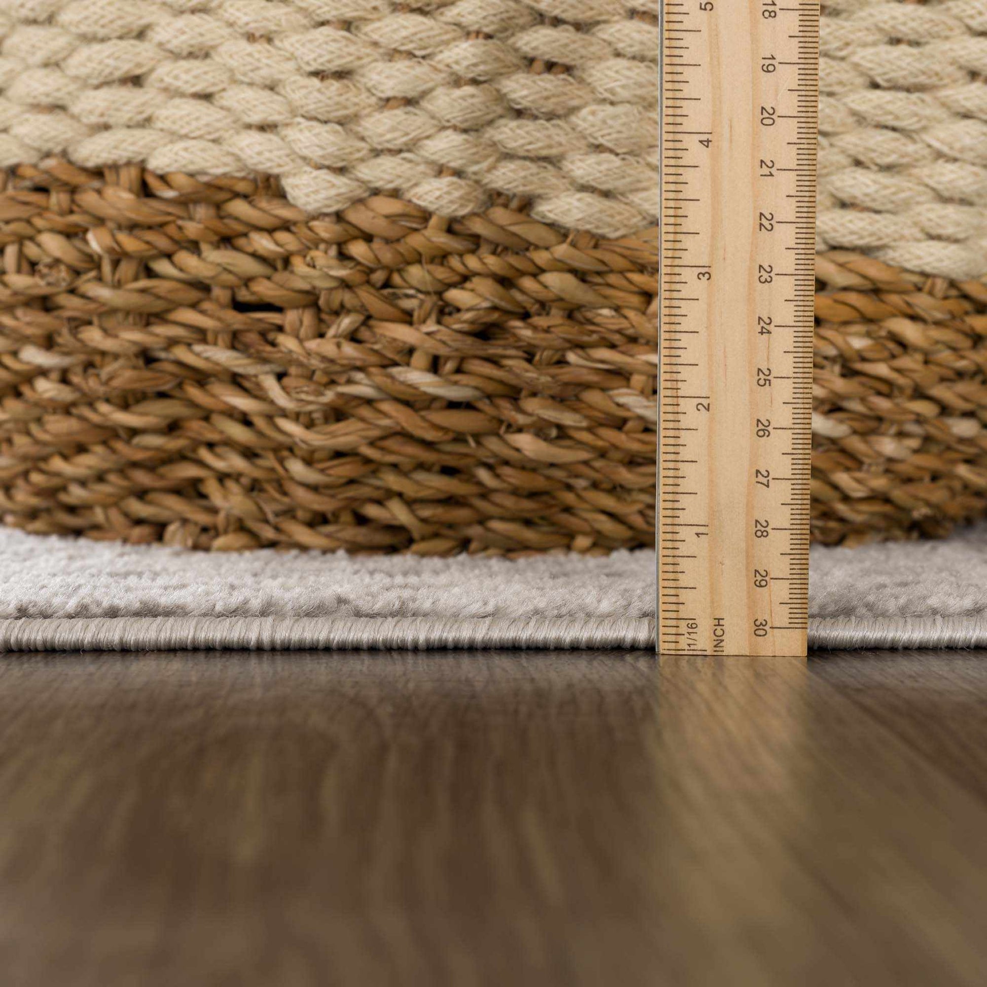 Brend Taupe Medallion Area Rug - Clearance