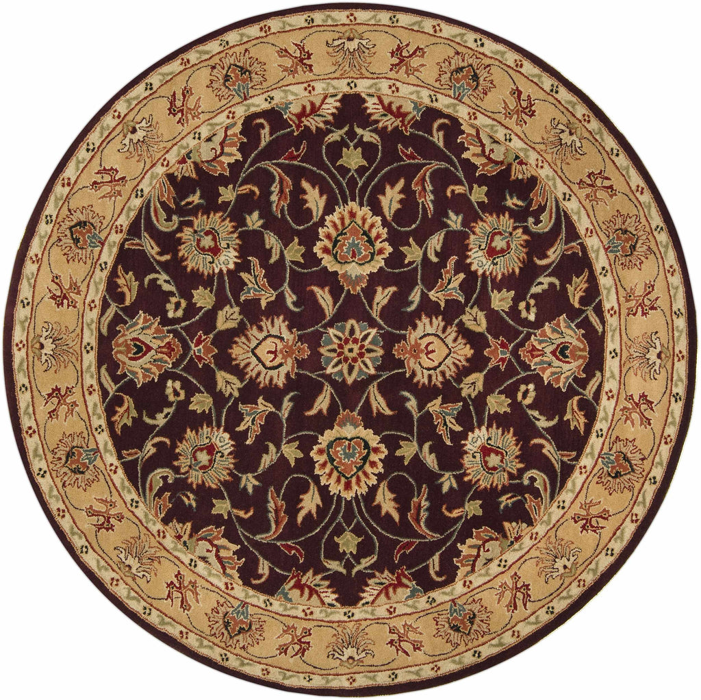 Cherryfield Burgundy 1024 Wool Area Rug