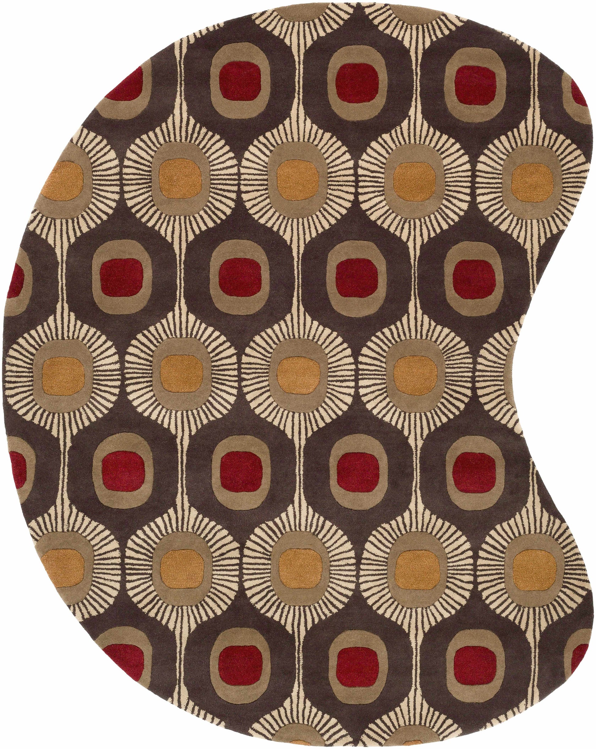 Canovanas Modern Wool Rug