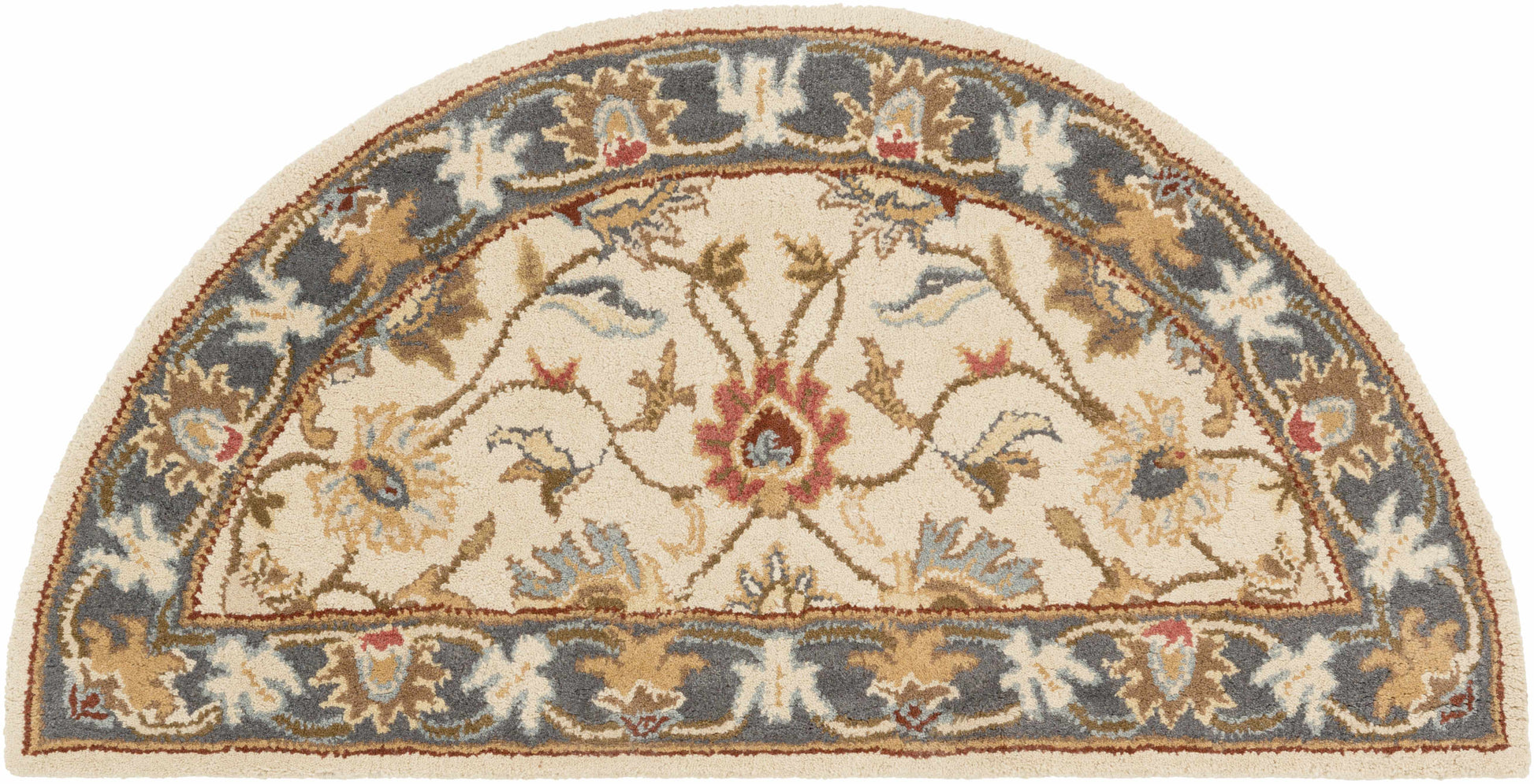 Cherryfield 1125 Yellow & Sage Wool Rug