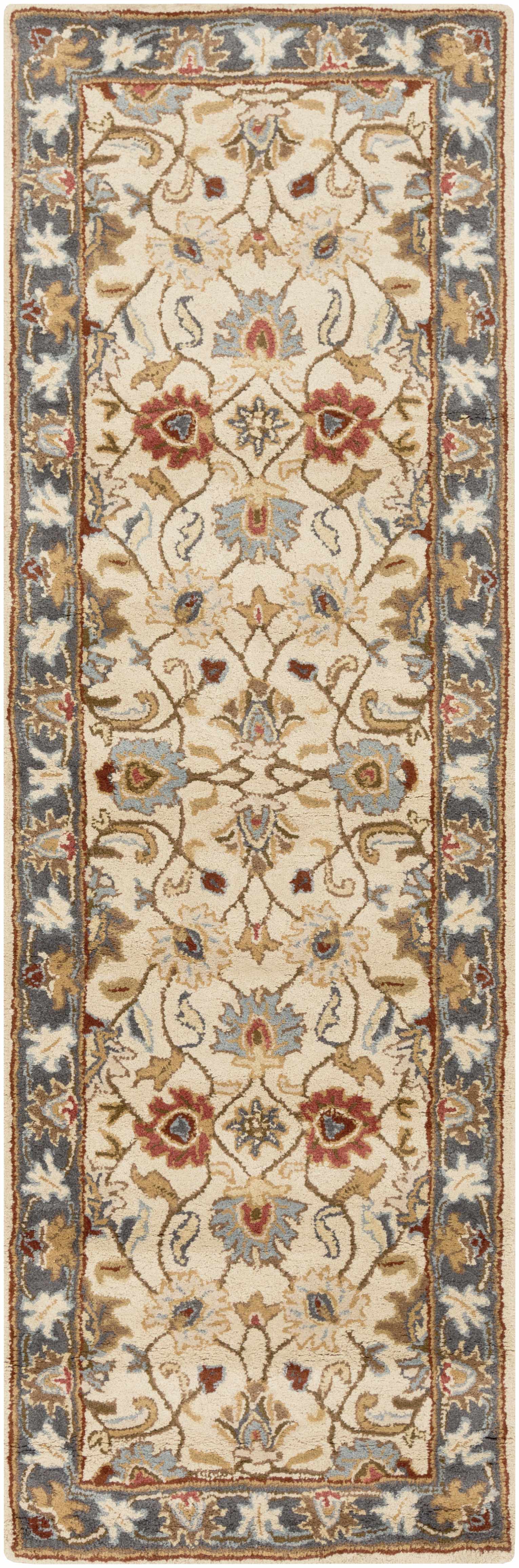 Cherryfield 1125 Yellow & Sage Wool Rug