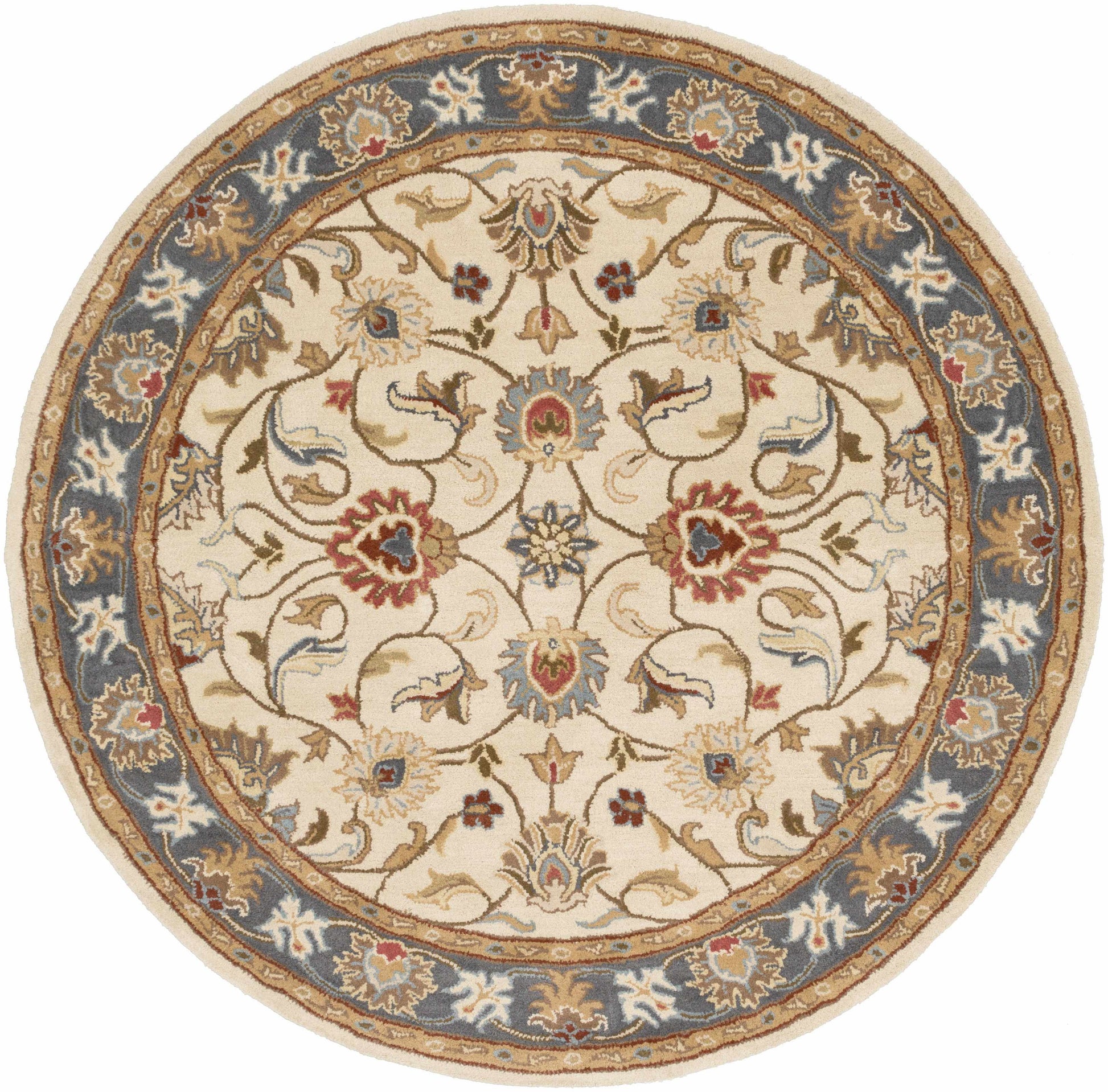 Cherryfield 1125 Yellow & Sage Wool Rug