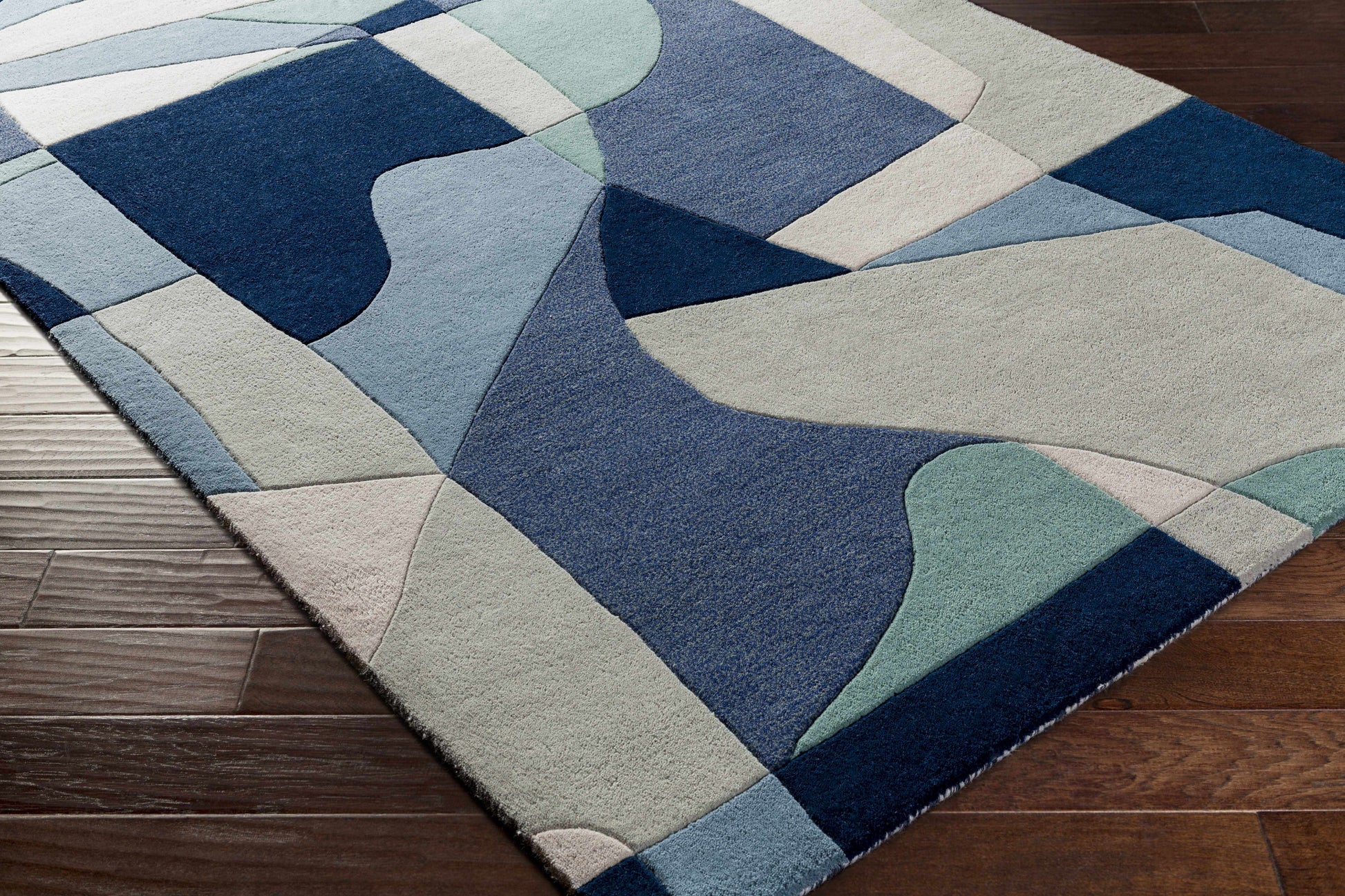 Crawfordsville Modern Hand Tufted Wool Rug