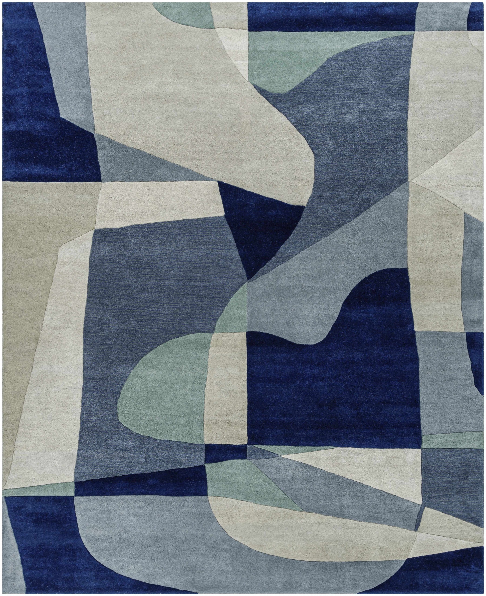 Crawfordsville Modern Hand Tufted Wool Rug