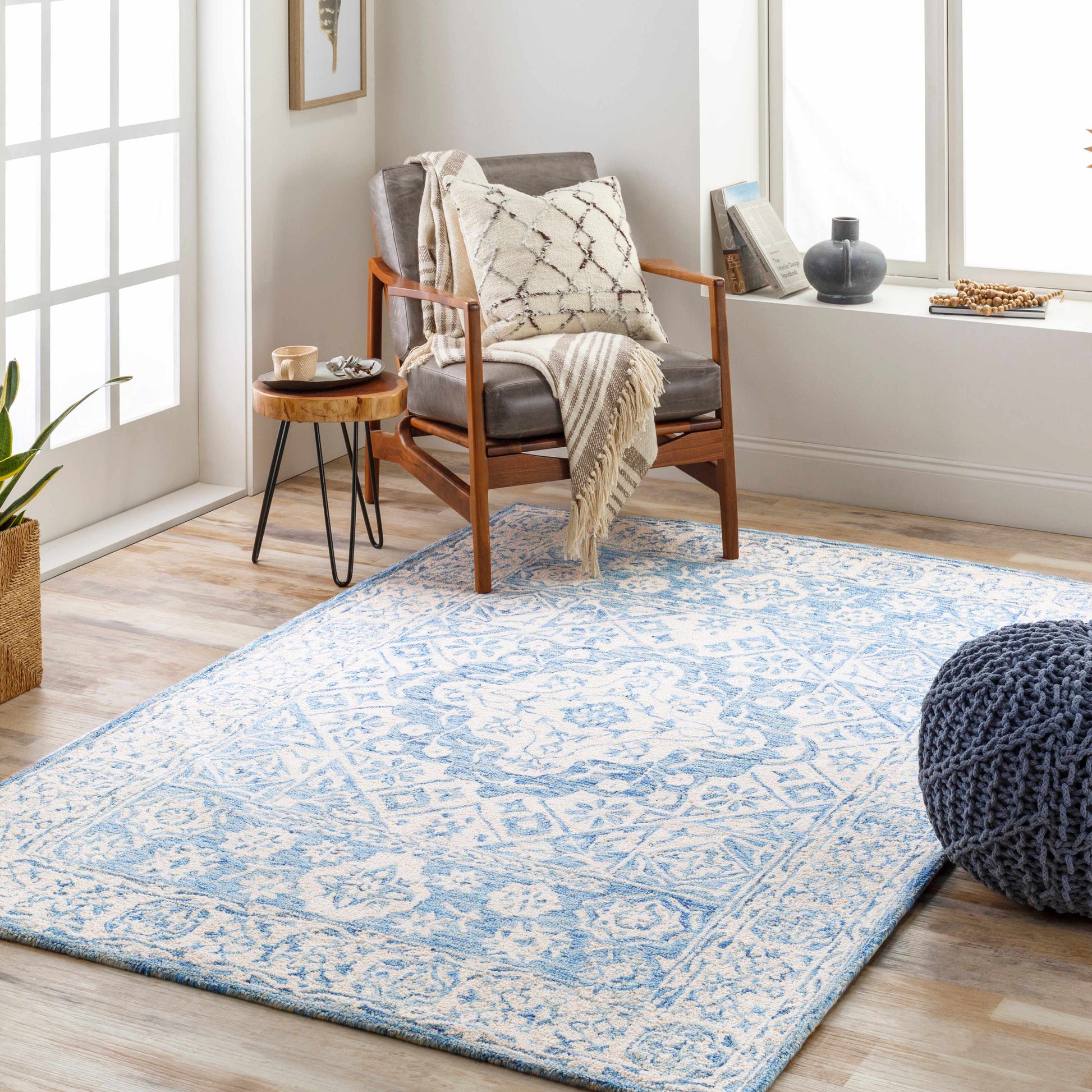 Devine Hand Tufted Wool Area Rug