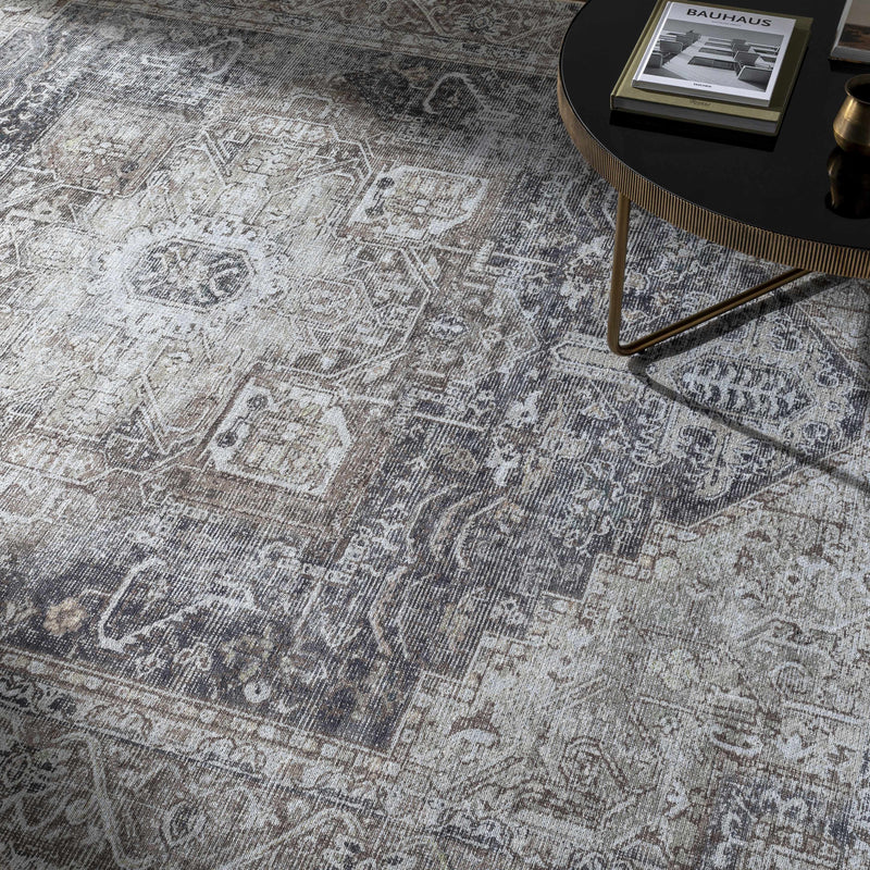 Beige Rosman Washable Rug - Limited Edition