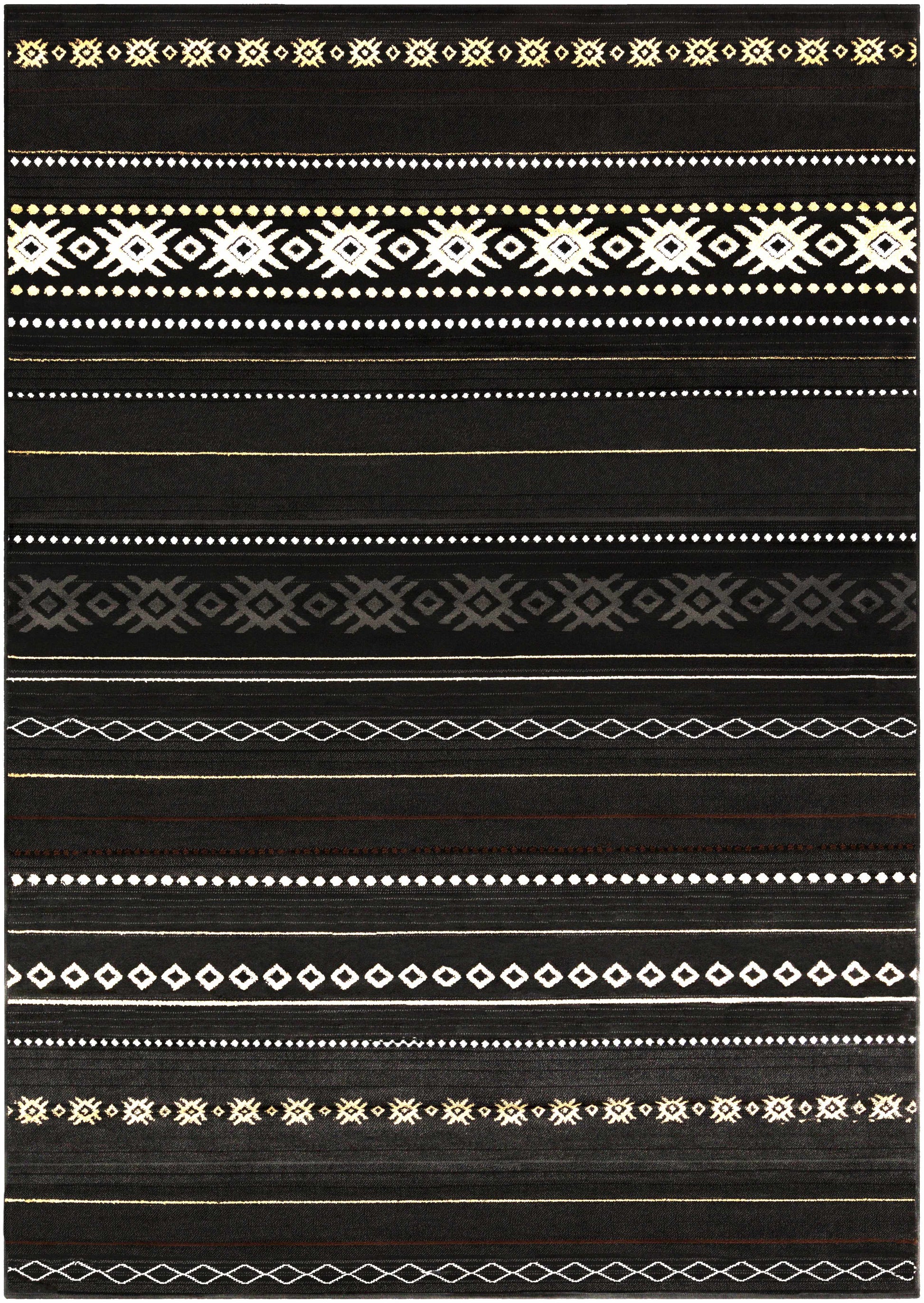 Fogertown Black Western Rug