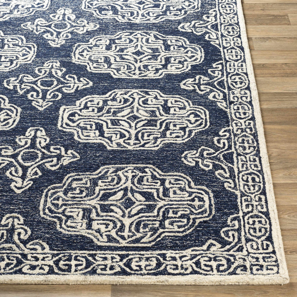 Glenoma Blue Regency Wool Rug