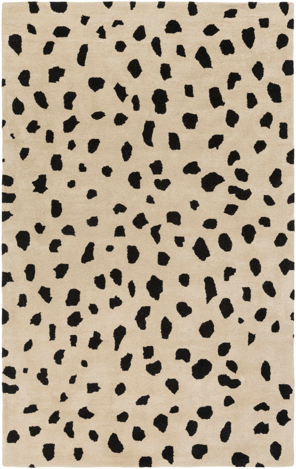 Guiseley Dalmatian Hand Tufted Wool Area Rug