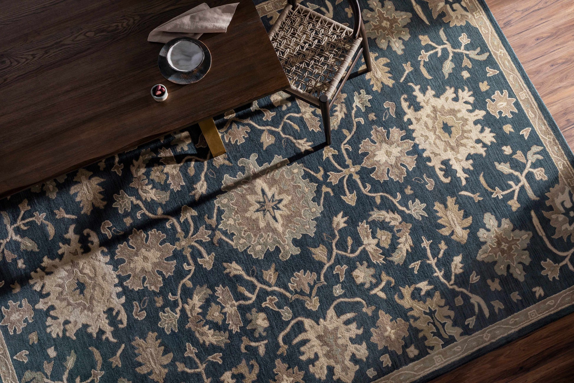 Caesar 1154 Navy Wool Rug