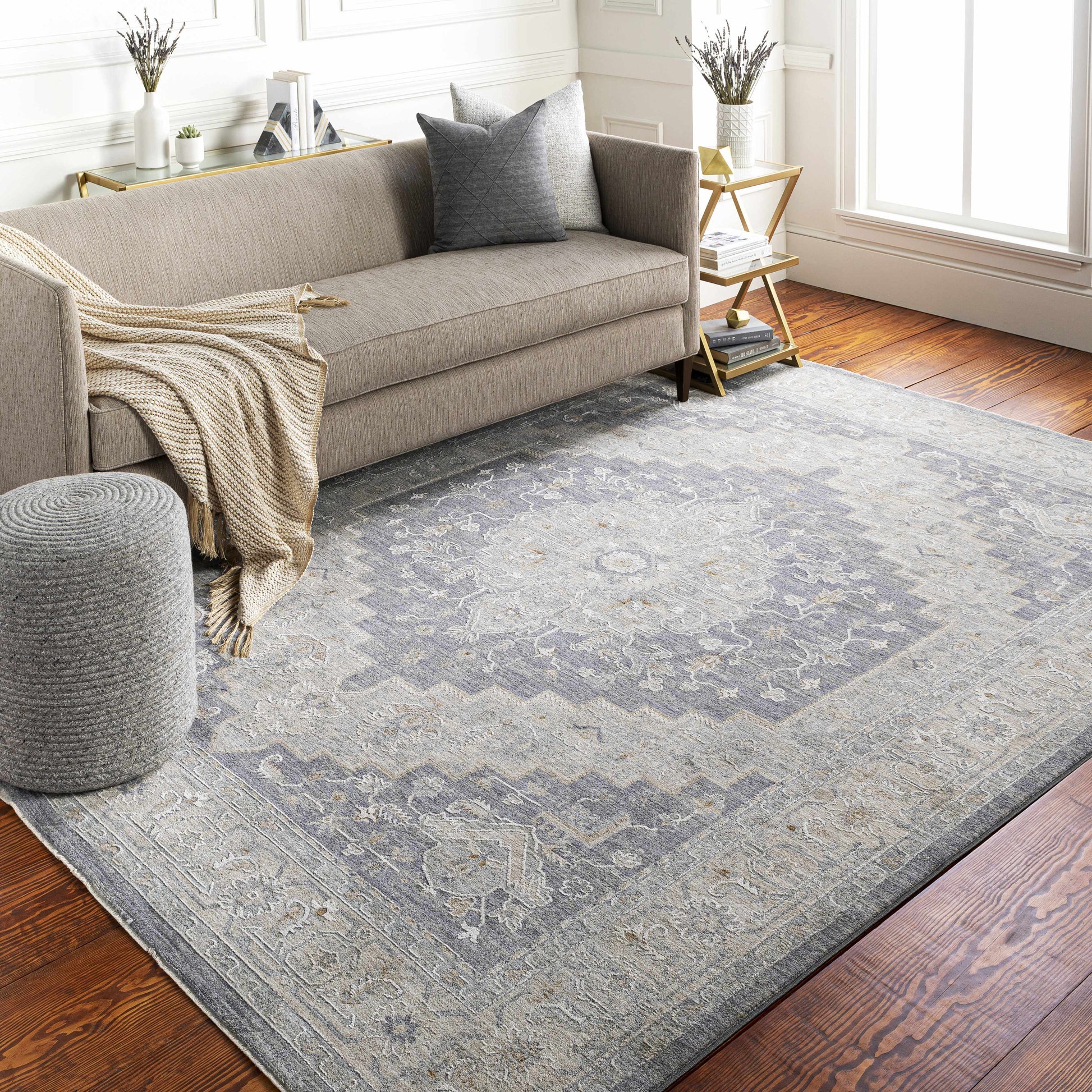 Sema Blue Medallion Area Rug