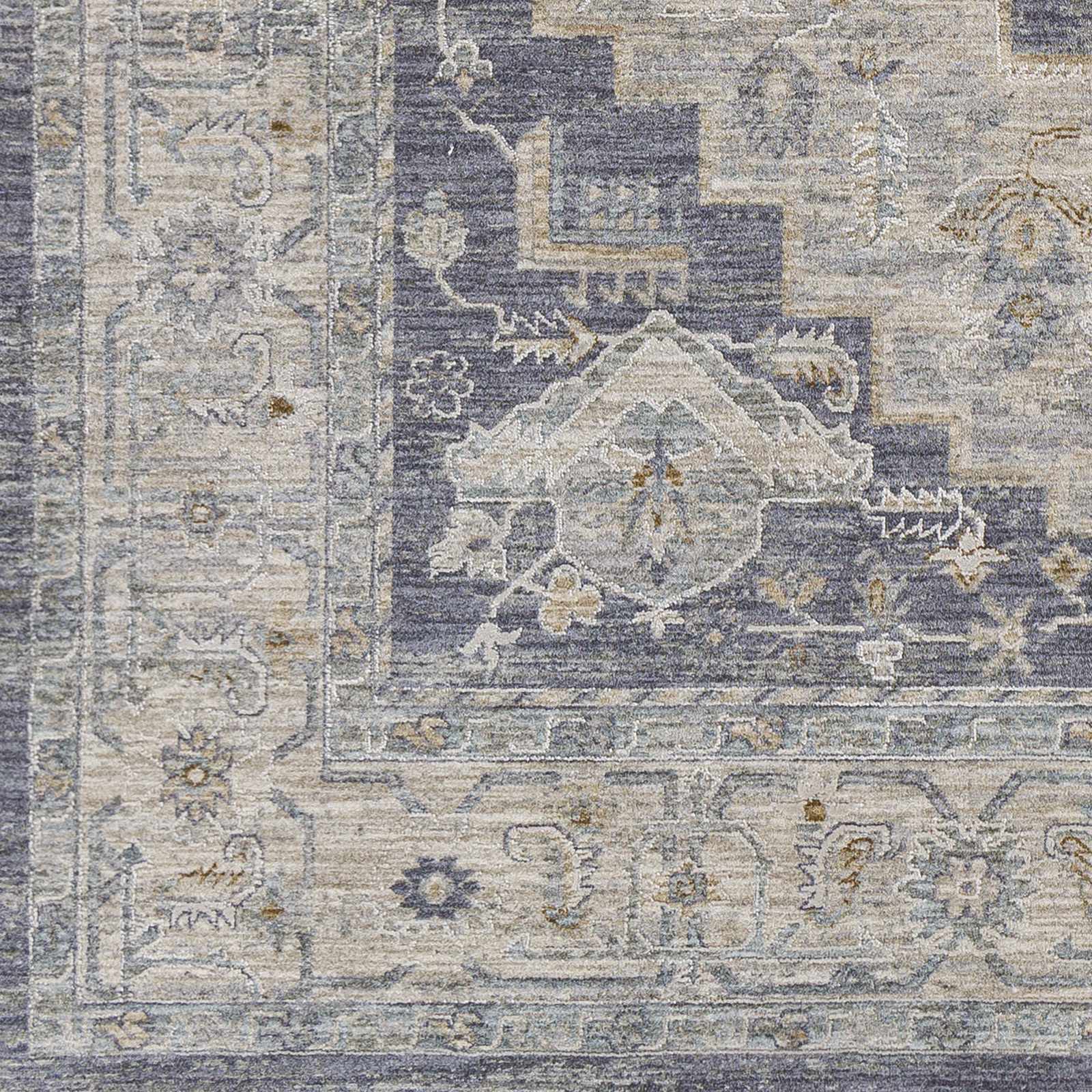 Sema Blue Medallion Area Rug
