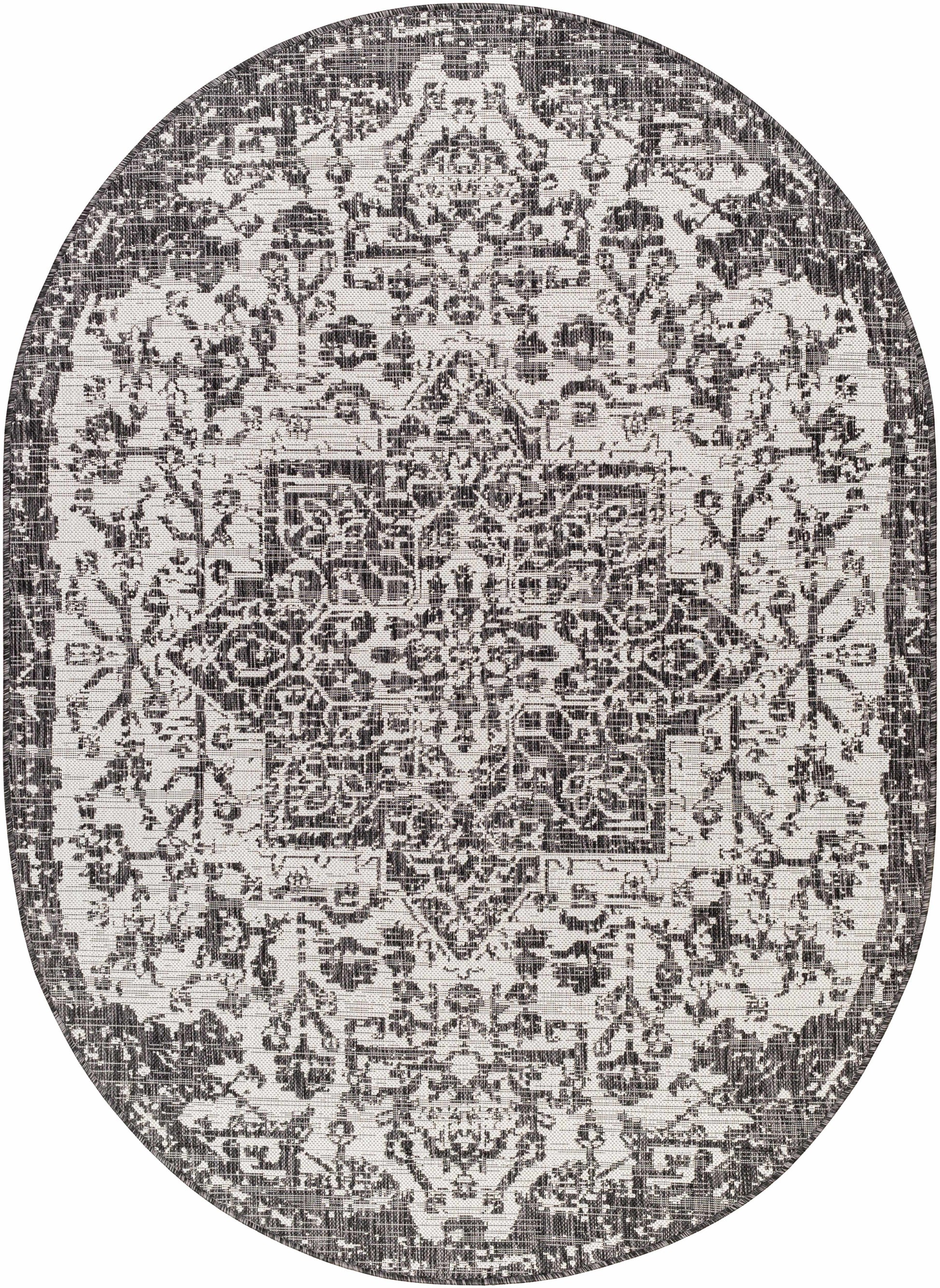 Charcoal Kilmacolm Indoor & Outdoor Rug - Clearance