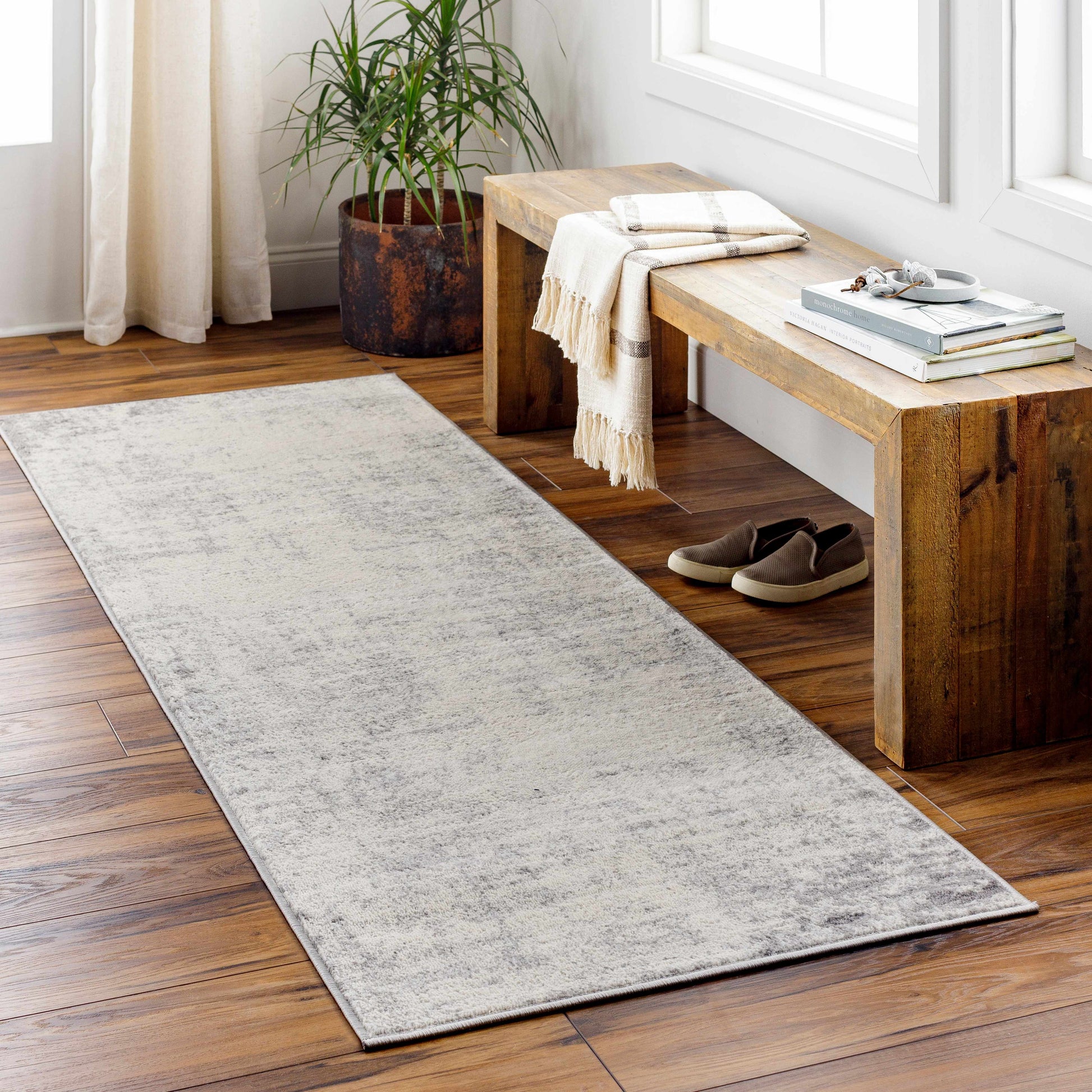 Kalanganan Abstract Gray Rug - Clearance