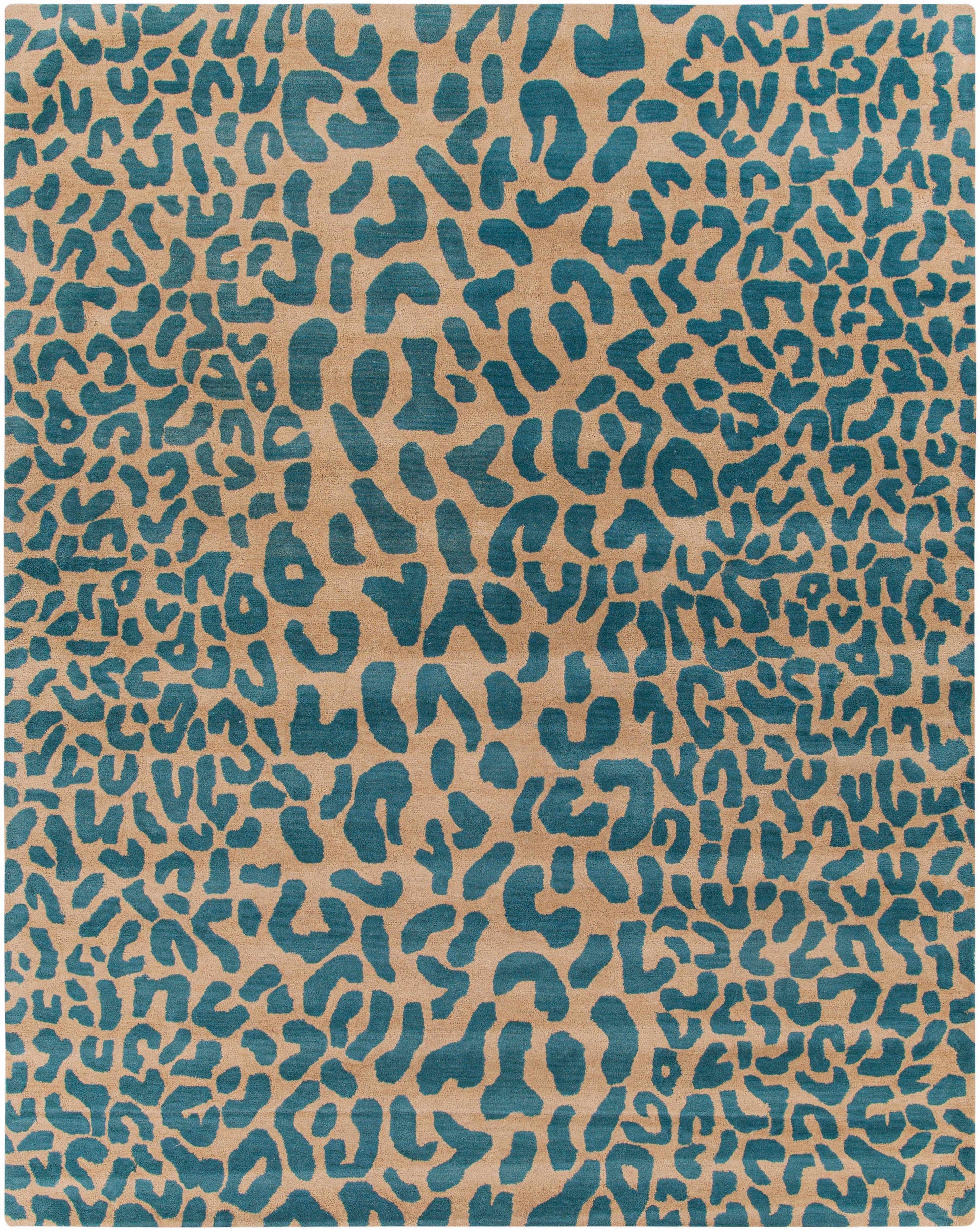 Lockbourne Leopard Print Area Rug