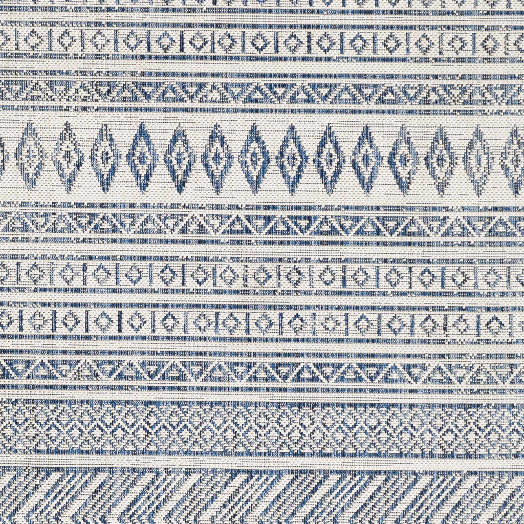 Madras Light Blue Green All Over Performance Area Rug
