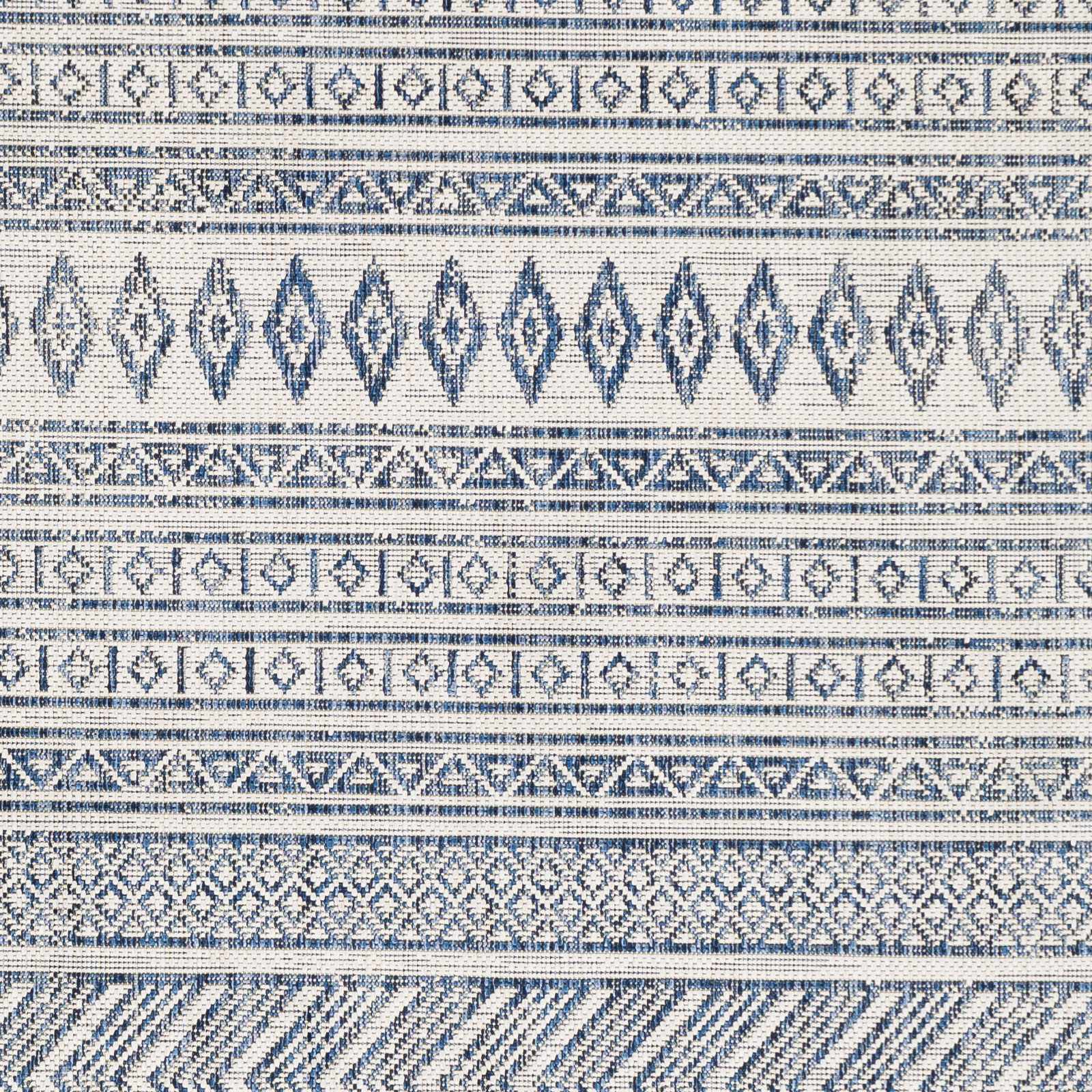 Madras Light Blue Green All Over Performance Area Rug
