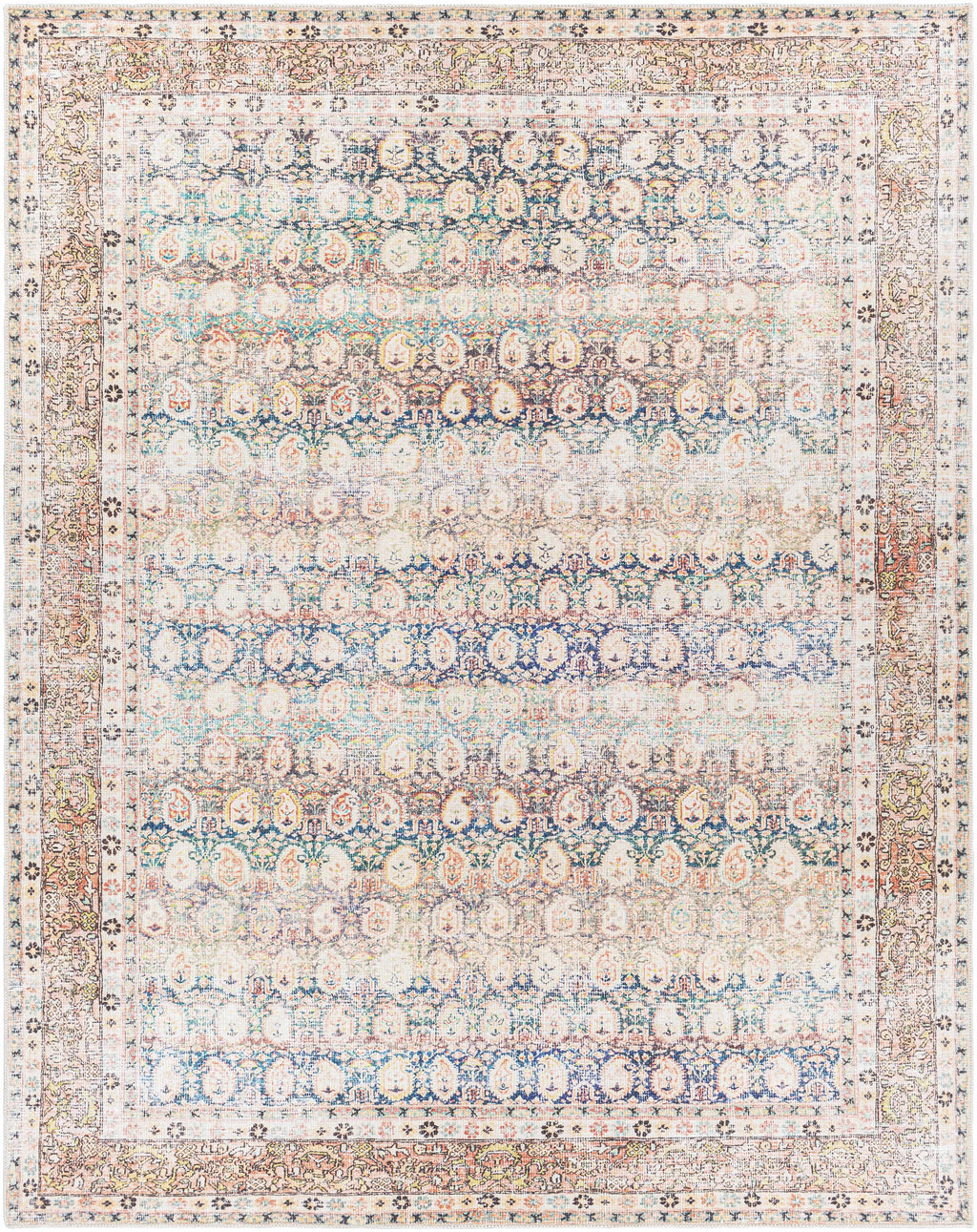 Maligaya Distressed Washable Rug - Clearance