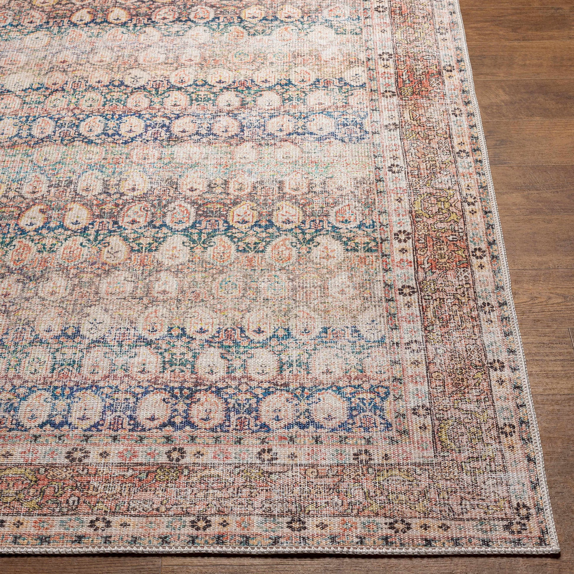 Maligaya Distressed Washable Rug - Clearance
