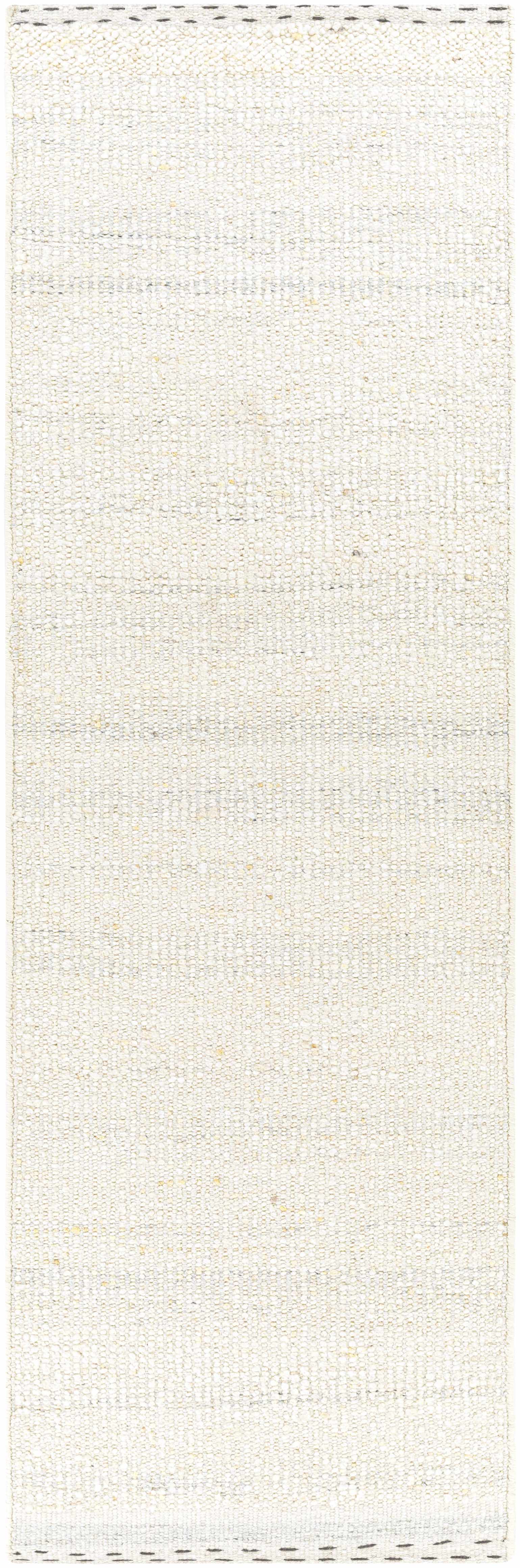 Yaniklar Cream Flat Woven Wool Rug