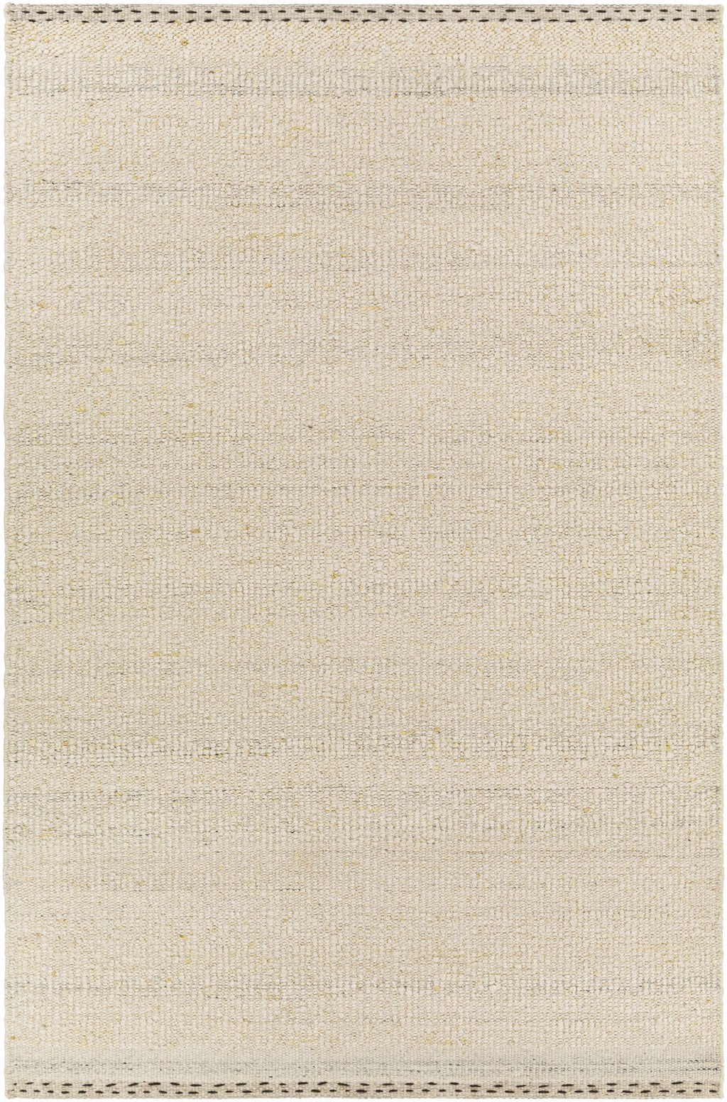 Yaniklar Cream Flat Woven Wool Rug