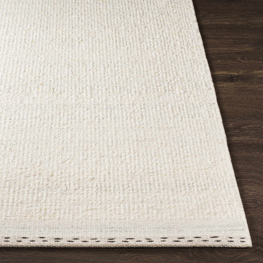 Yaniklar Cream Flat Woven Wool Rug