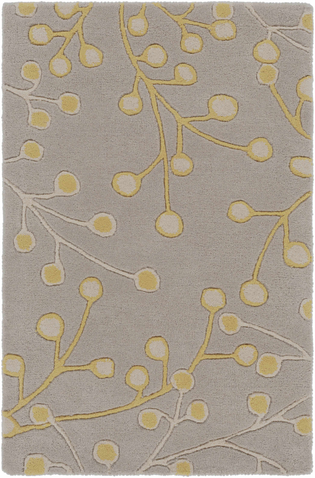 Elsu Mustard Wool Area Rug